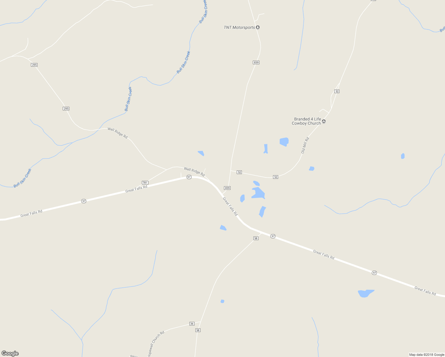 map of restaurants, bars, coffee shops, grocery stores, and more near 1842 Brown Road in Richburg