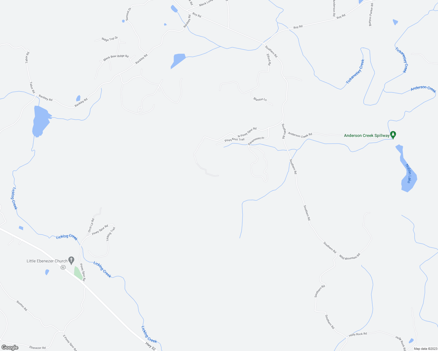map of restaurants, bars, coffee shops, grocery stores, and more near 204 Mollie Mountain Trail in Ellijay