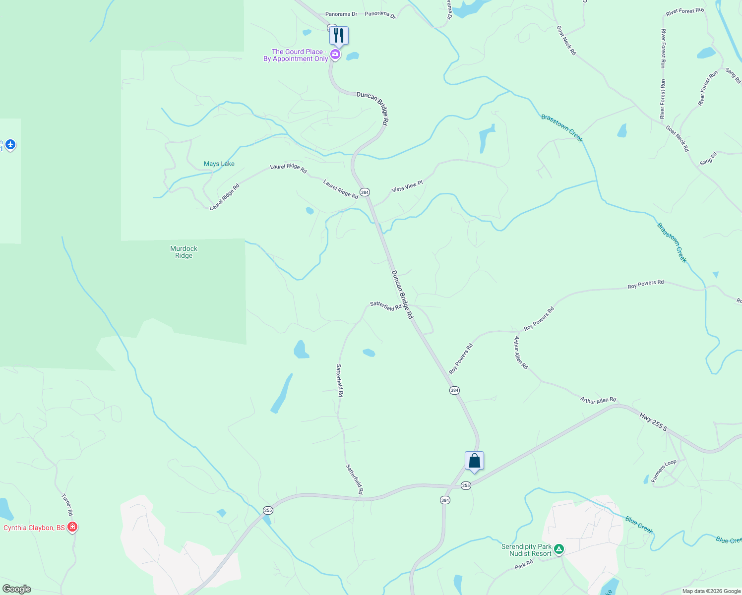 map of restaurants, bars, coffee shops, grocery stores, and more near 1111 Satterfield Road in Cleveland
