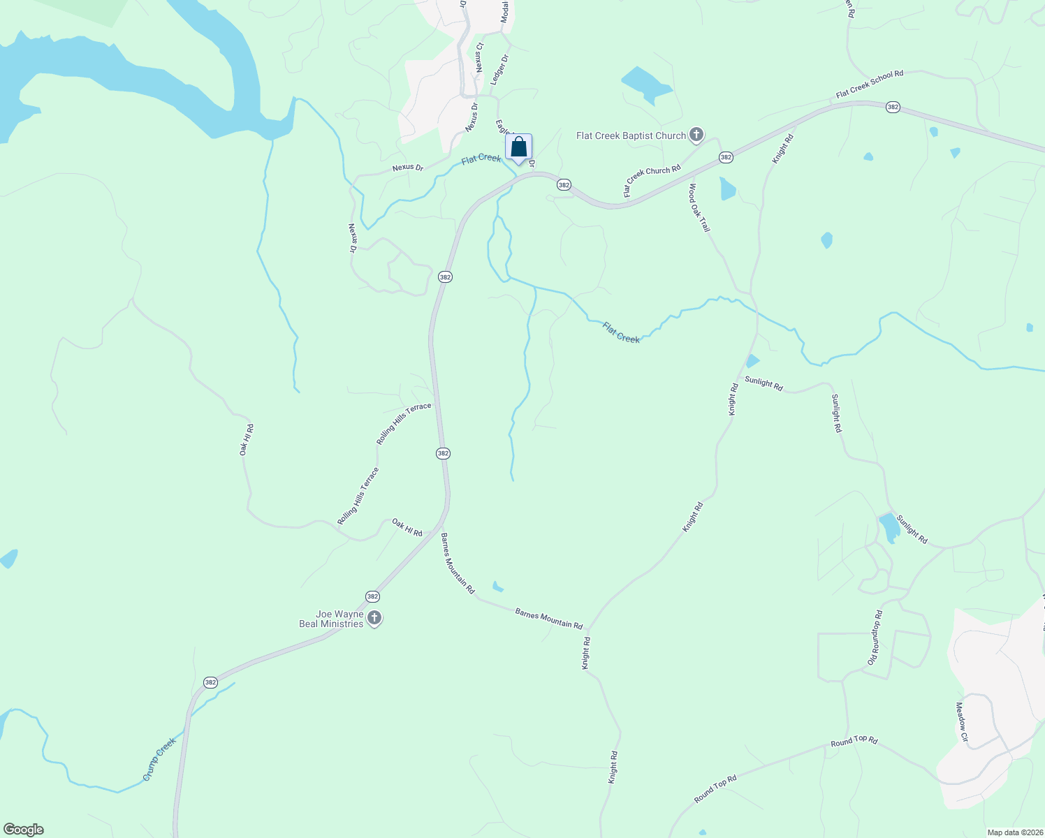 map of restaurants, bars, coffee shops, grocery stores, and more near 481 Bridge Road in Ellijay