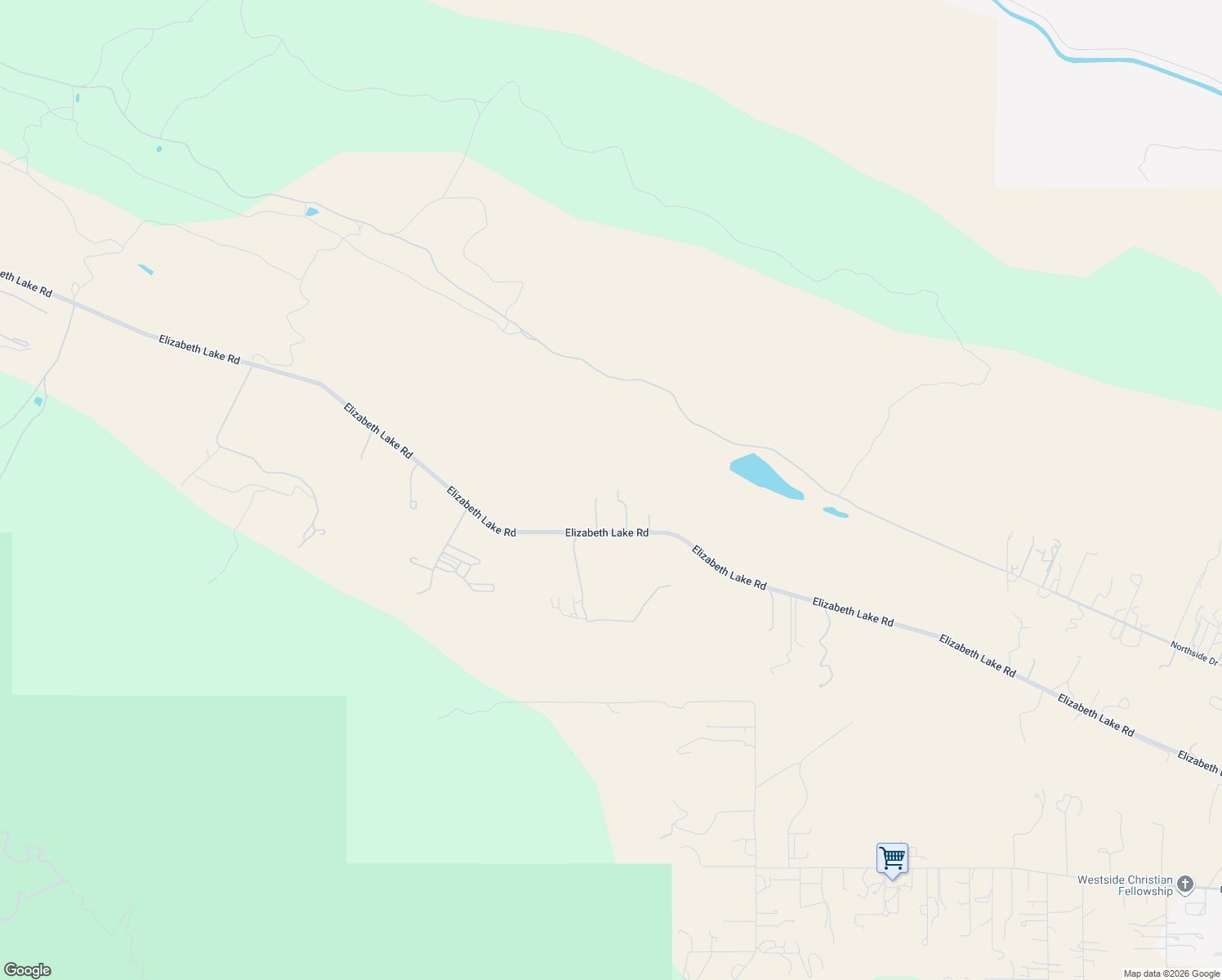 map of restaurants, bars, coffee shops, grocery stores, and more near 11041 Elizabeth Lake Road in Leona Valley