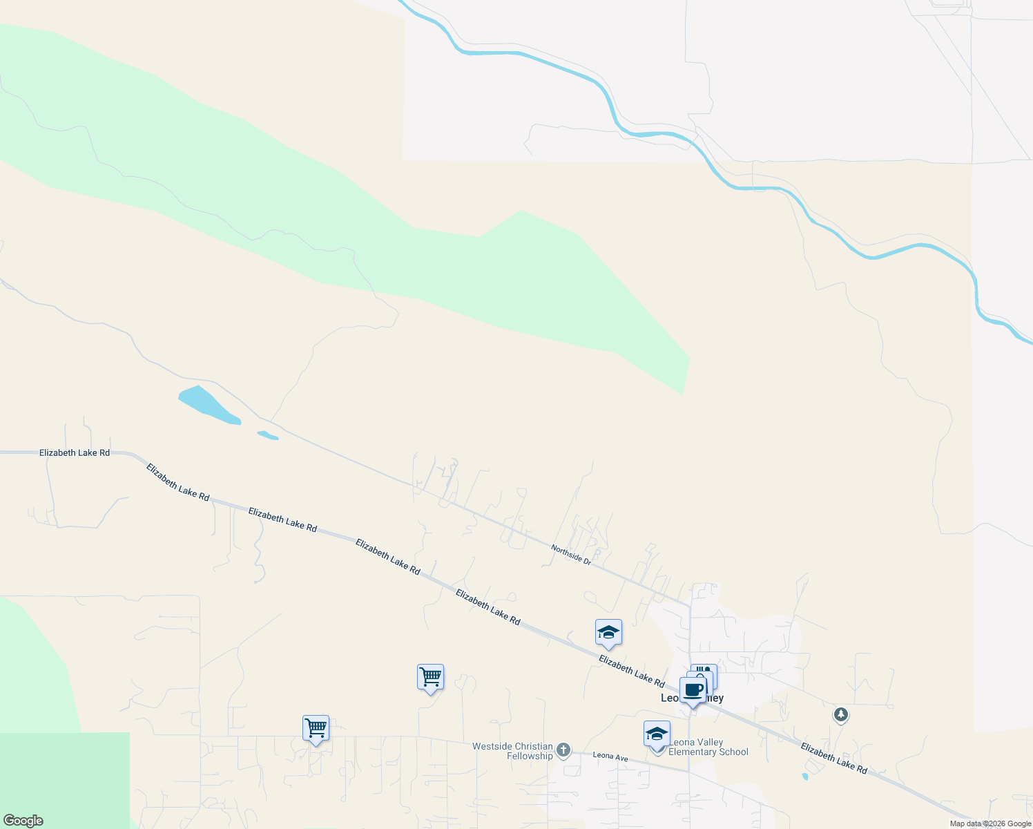 map of restaurants, bars, coffee shops, grocery stores, and more near West Avenue N in Palmdale