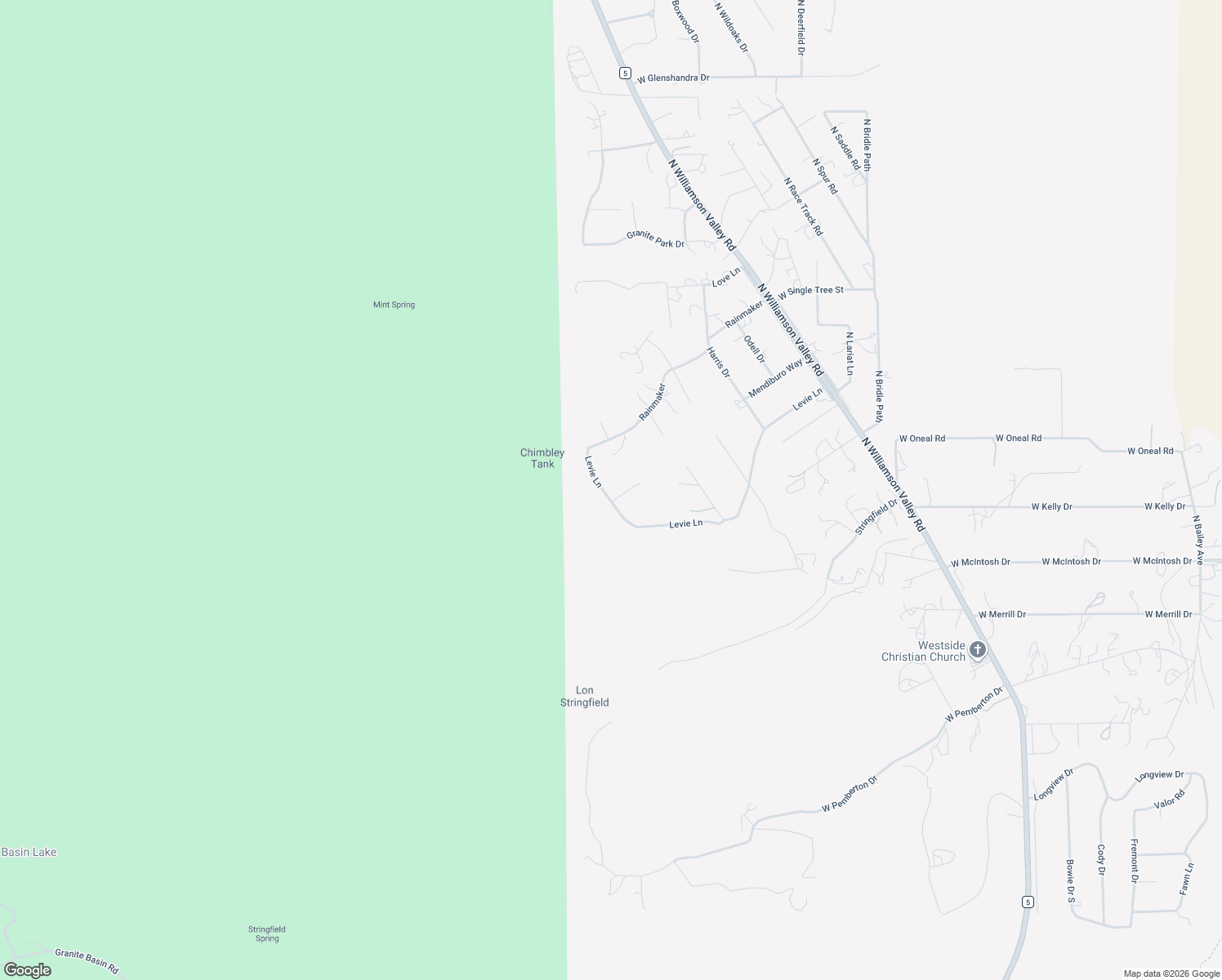 map of restaurants, bars, coffee shops, grocery stores, and more near 2860 Levie Lane in Prescott