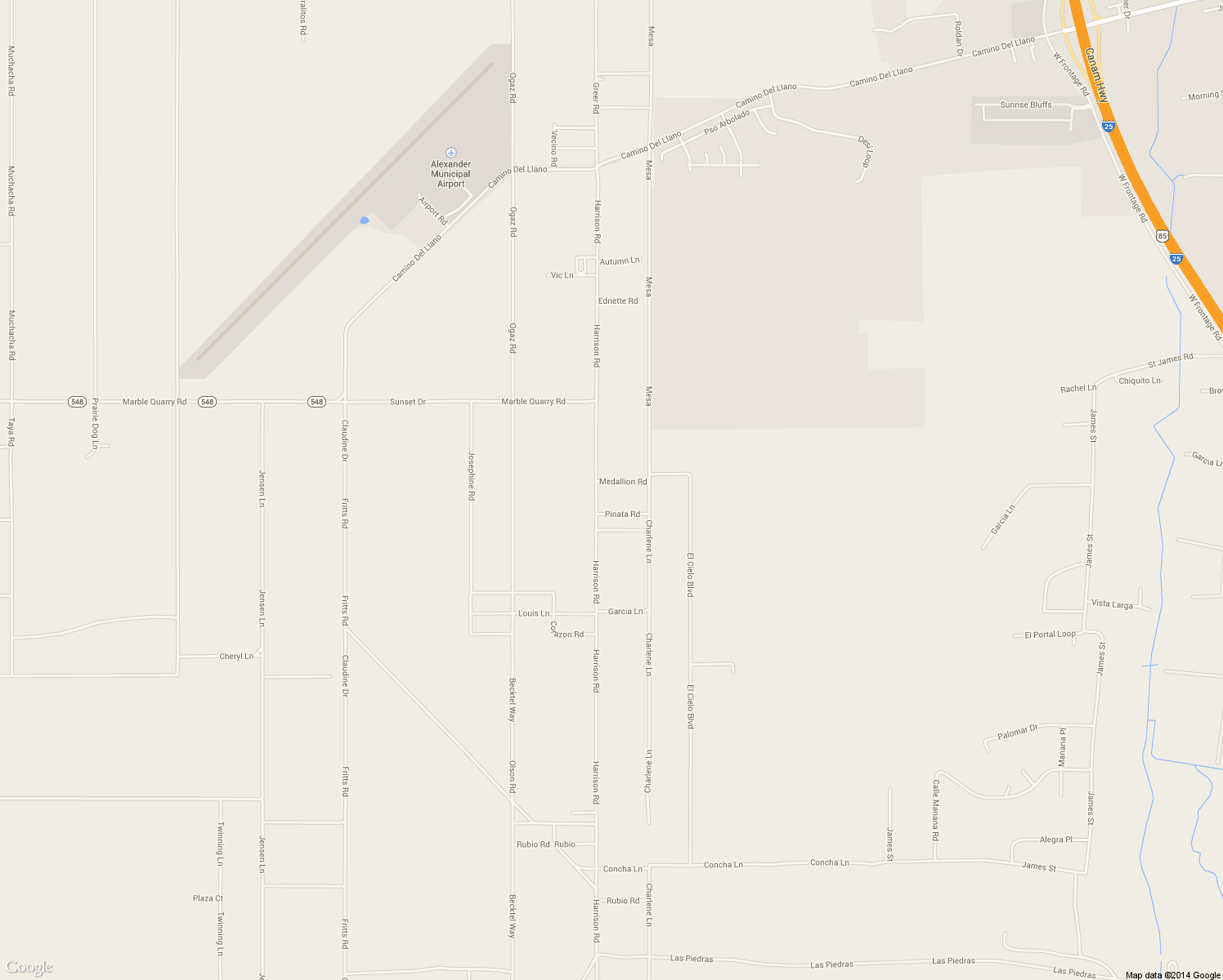 map of restaurants, bars, coffee shops, grocery stores, and more near 4 Medallion Road in Belen