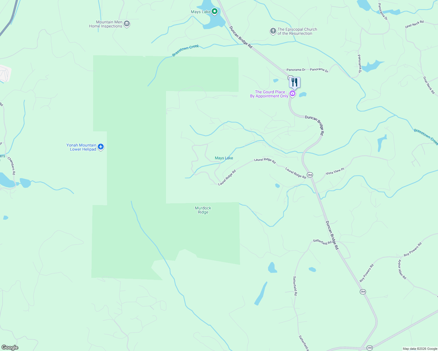 map of restaurants, bars, coffee shops, grocery stores, and more near 57 Yellow Rock Road in Cleveland