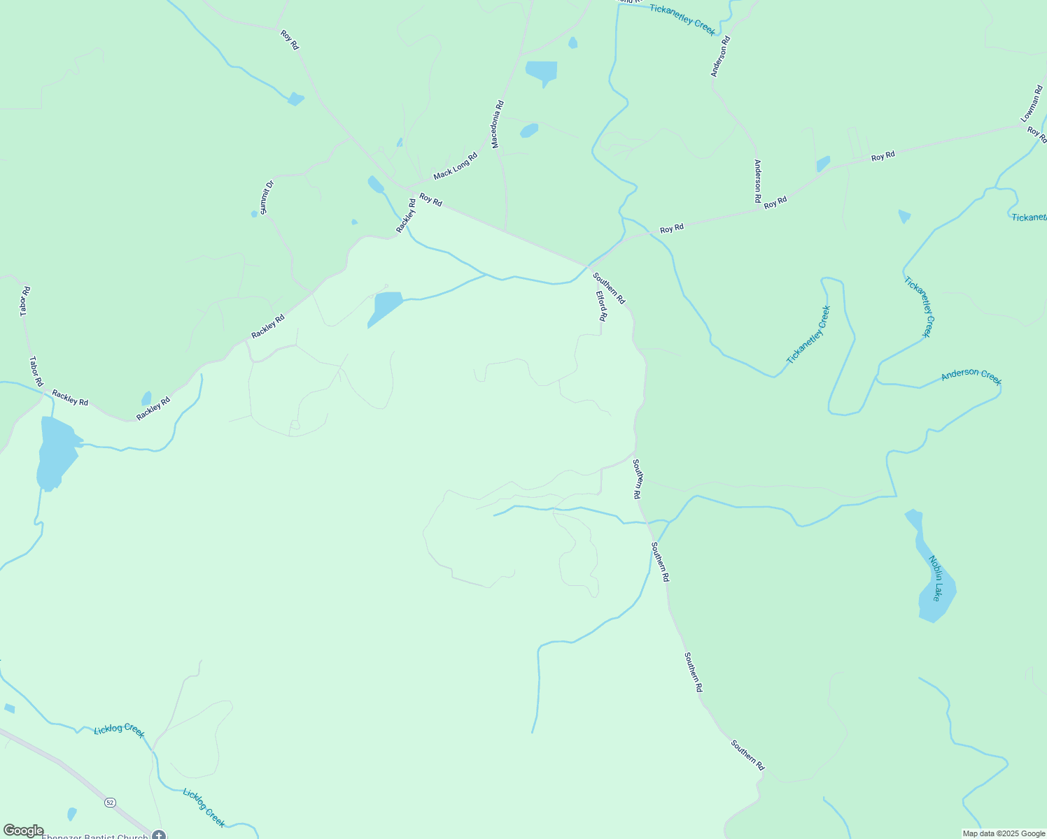 map of restaurants, bars, coffee shops, grocery stores, and more near Elford Road in Ellijay