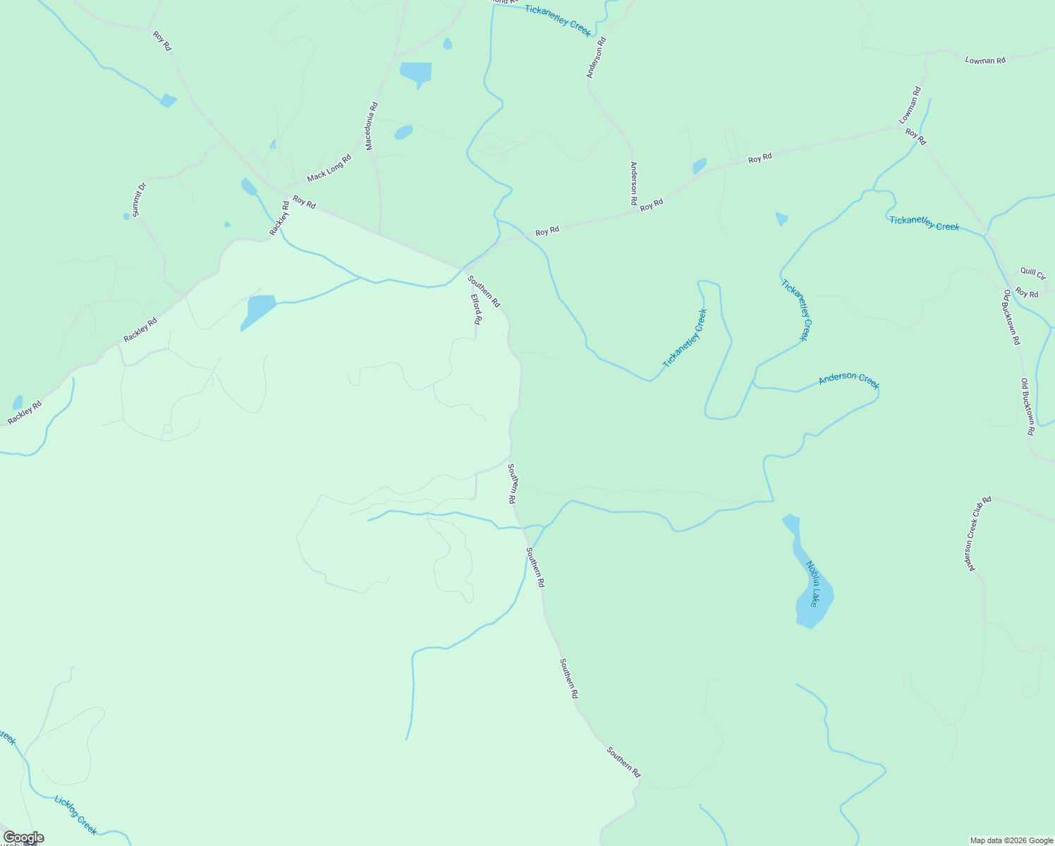 map of restaurants, bars, coffee shops, grocery stores, and more near 621 Southern Road in Ellijay