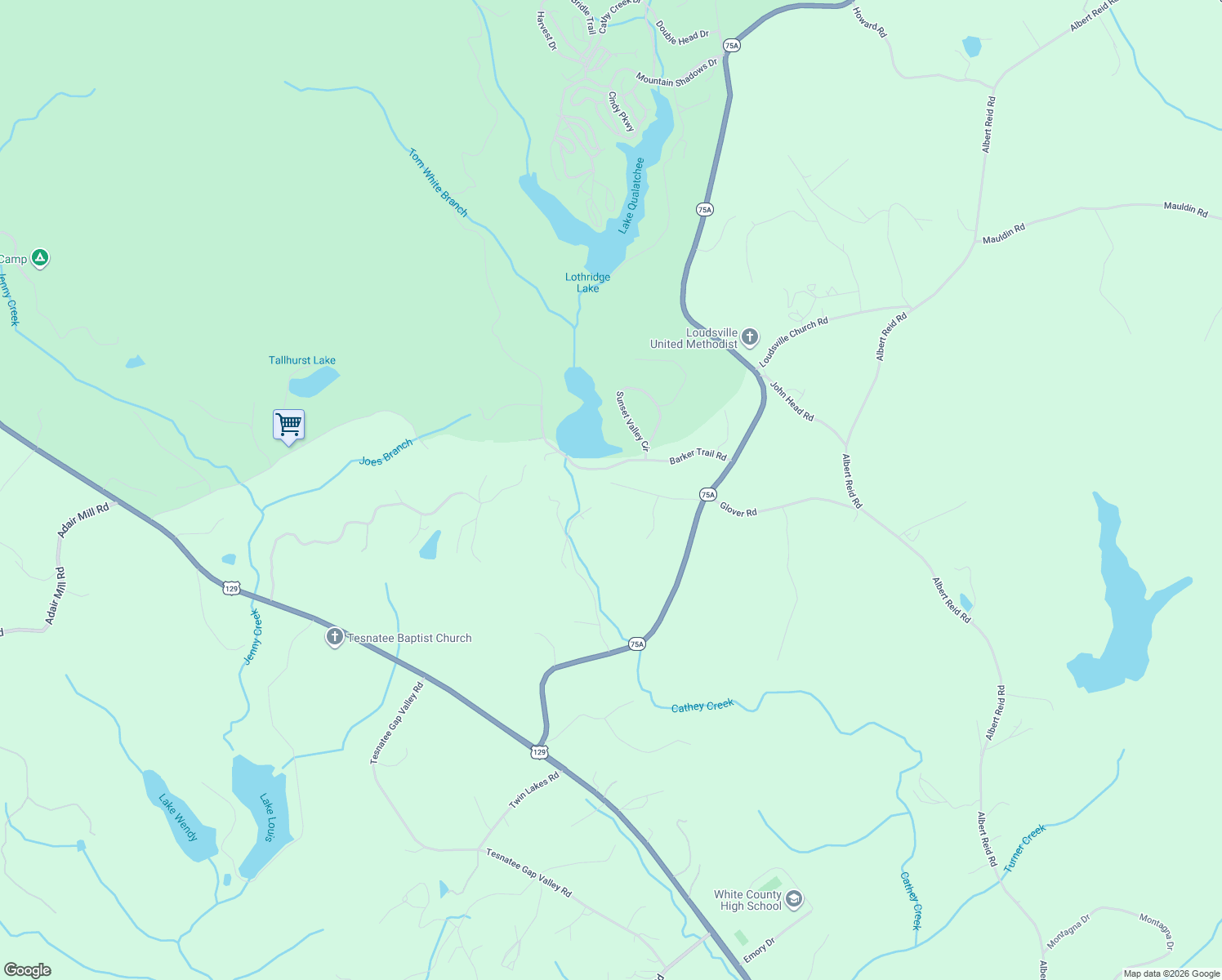 map of restaurants, bars, coffee shops, grocery stores, and more near 270 Briarpatch Way in Cleveland