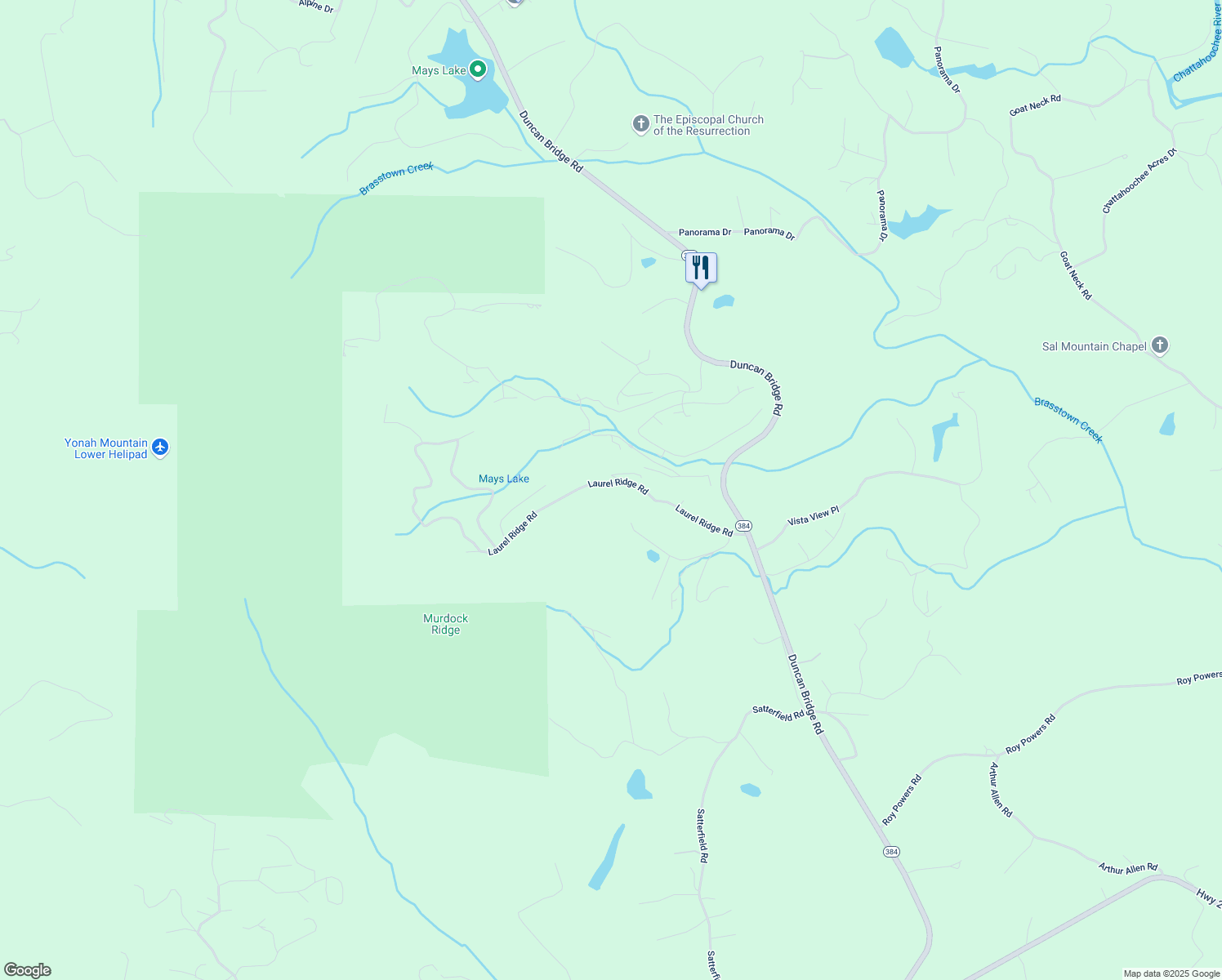 map of restaurants, bars, coffee shops, grocery stores, and more near 433 Laurel Ridge Road in Cleveland