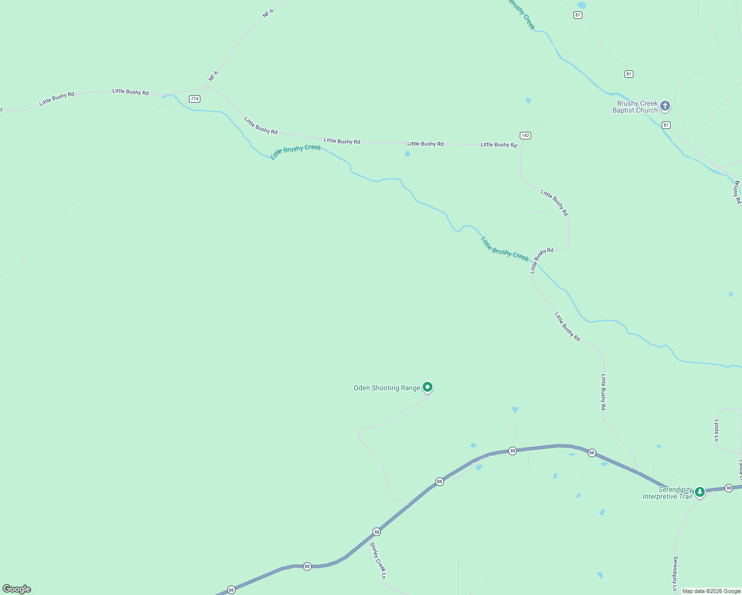 map of restaurants, bars, coffee shops, grocery stores, and more near in Oden