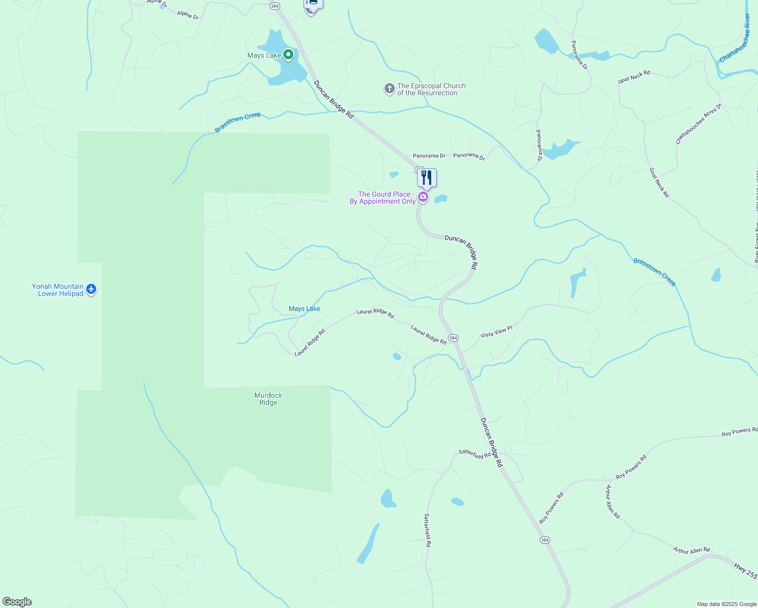 map of restaurants, bars, coffee shops, grocery stores, and more near 433 Laurel Ridge Road in Cleveland