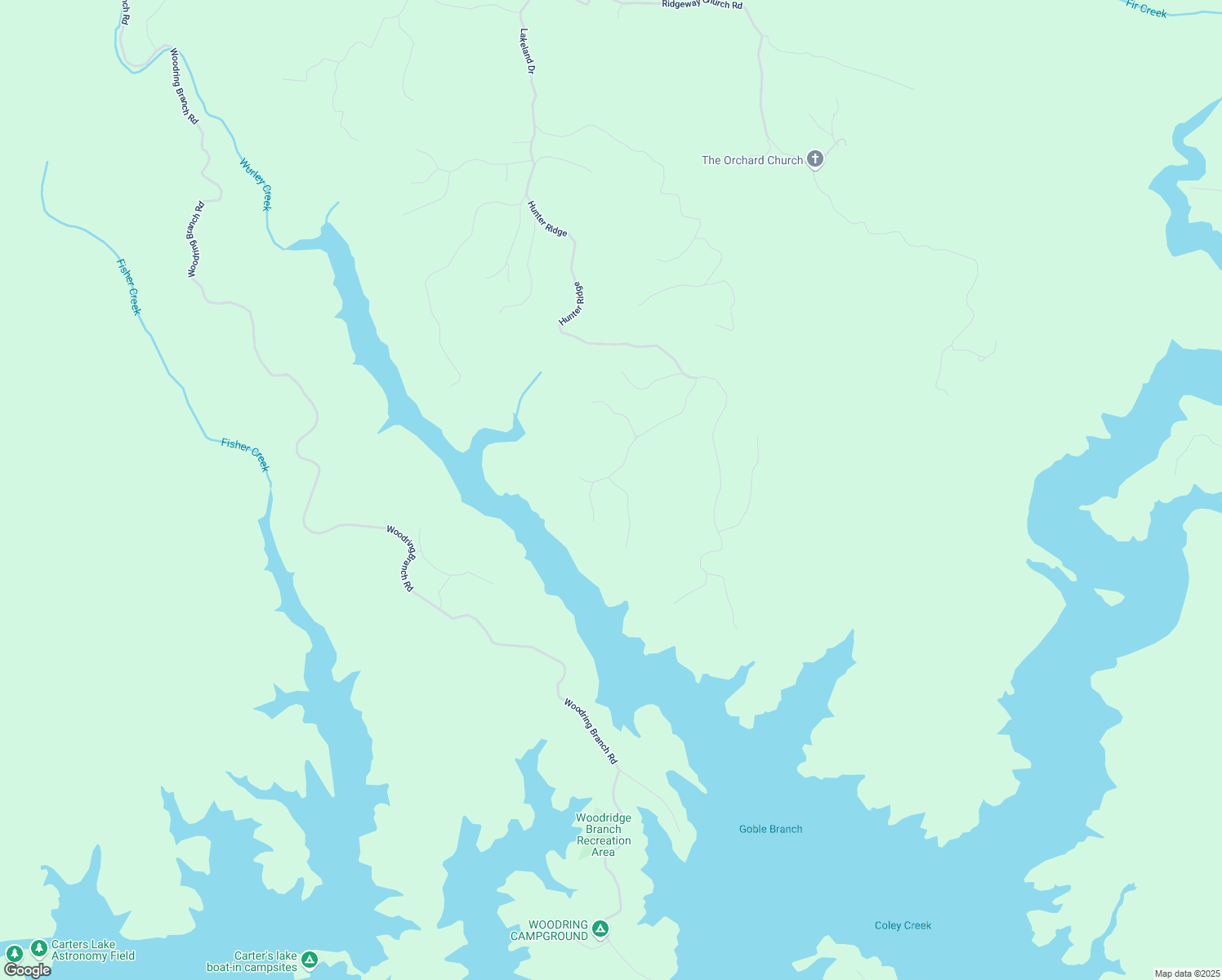 map of restaurants, bars, coffee shops, grocery stores, and more near 439 Buck Creek Road in Ellijay