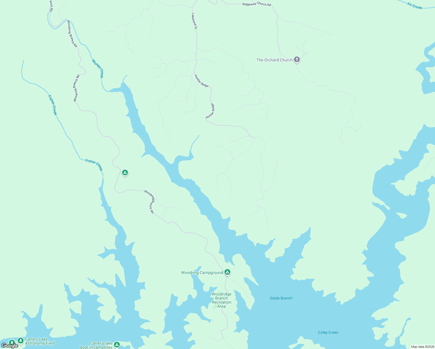 map of restaurants, bars, coffee shops, grocery stores, and more near 474 Lake Forest Drive in Ellijay