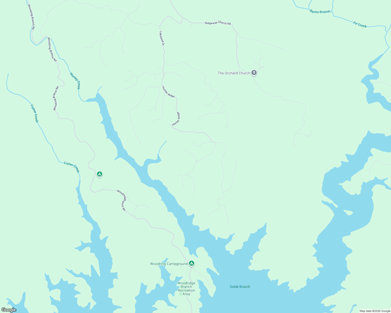 map of restaurants, bars, coffee shops, grocery stores, and more near 1180 Hunter Ridge in Ellijay