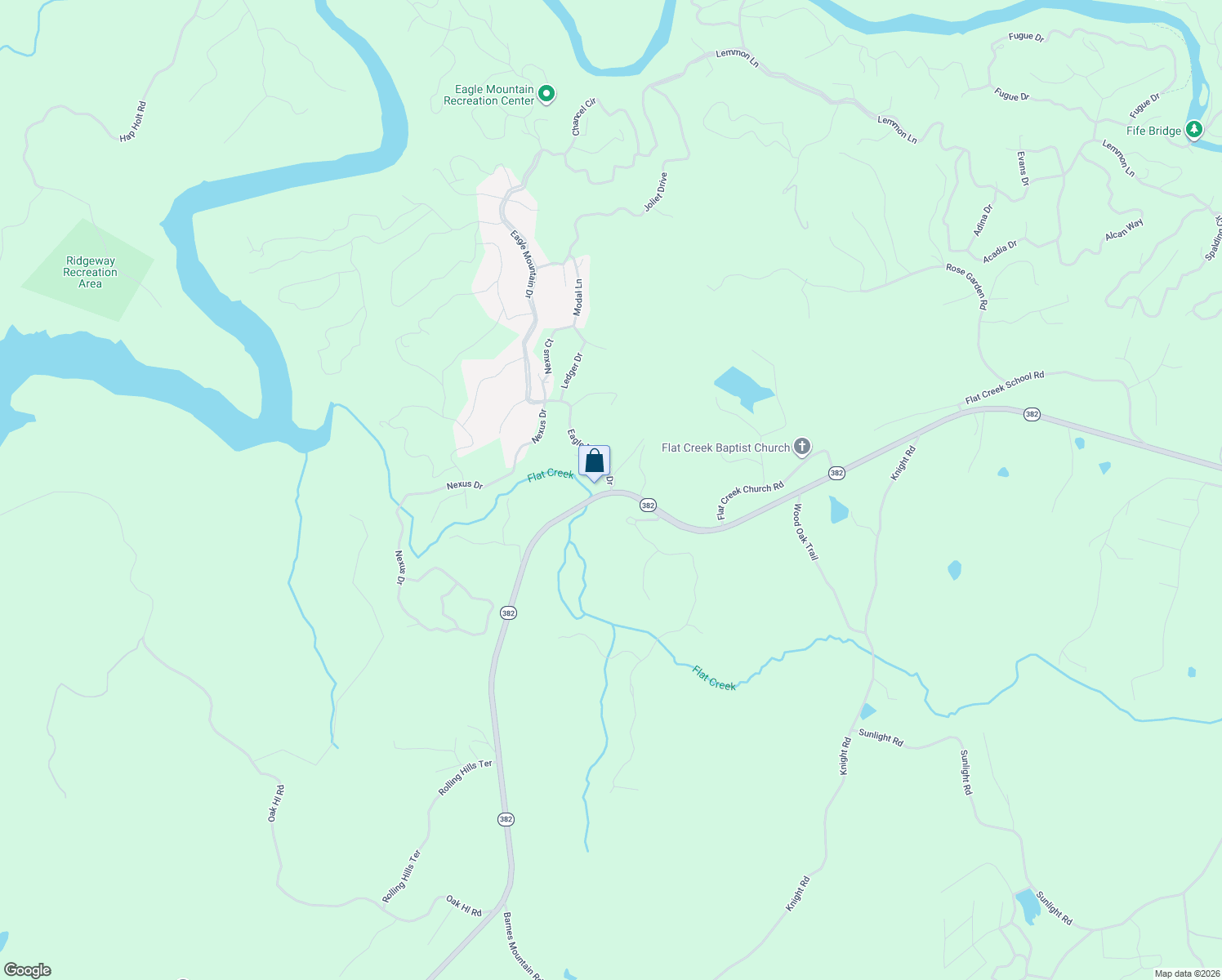 map of restaurants, bars, coffee shops, grocery stores, and more near 27 Eagle Mountain Drive in Ellijay