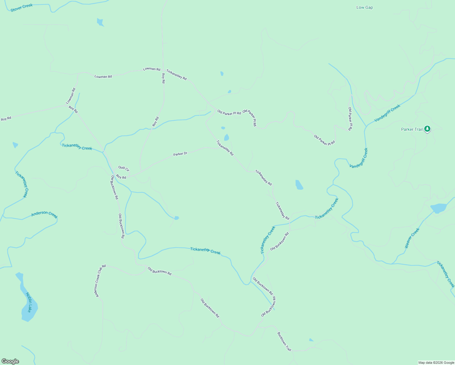 map of restaurants, bars, coffee shops, grocery stores, and more near 1202 Tickanetley Road in Ellijay