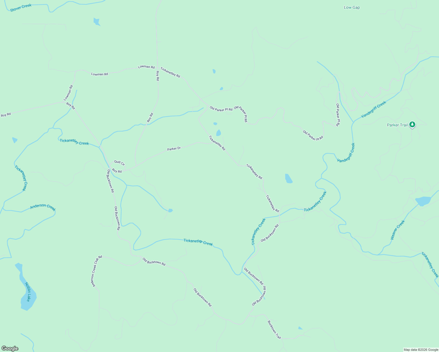 map of restaurants, bars, coffee shops, grocery stores, and more near 1202 Tickanetley Road in Ellijay