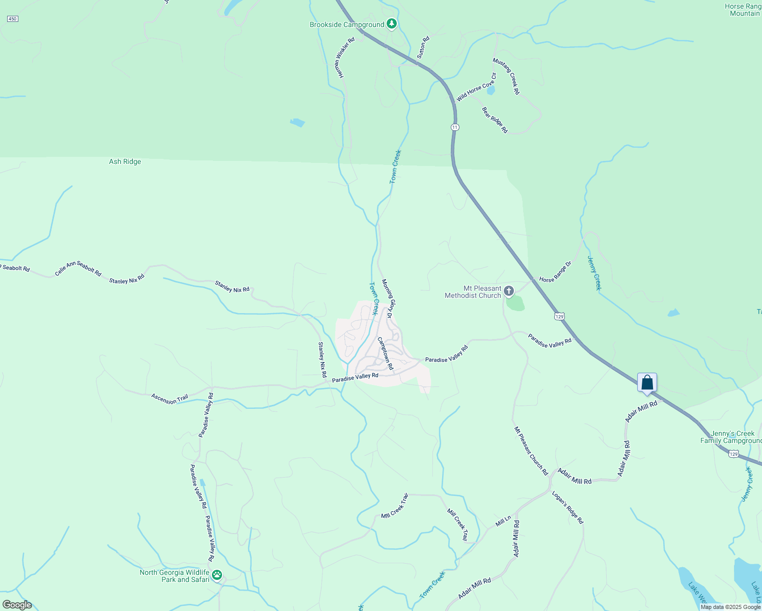 map of restaurants, bars, coffee shops, grocery stores, and more near 533 Hidden Valley Road in Cleveland