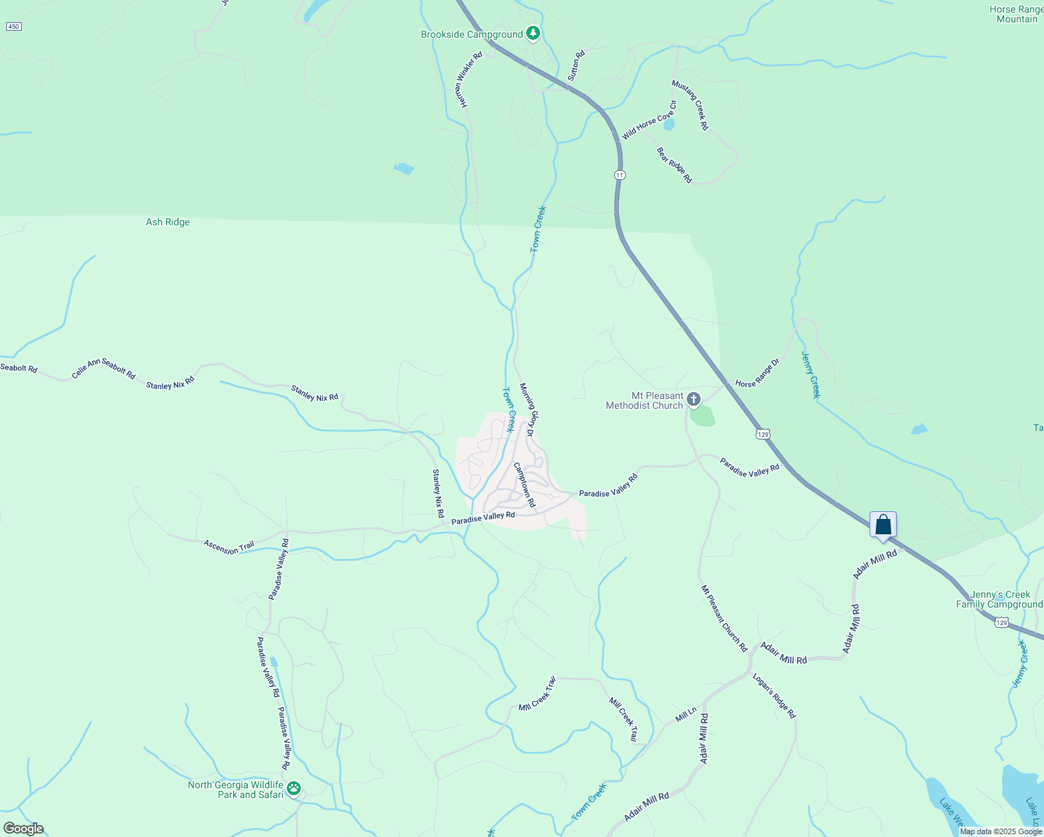 map of restaurants, bars, coffee shops, grocery stores, and more near 533 Hidden Valley Road in Cleveland