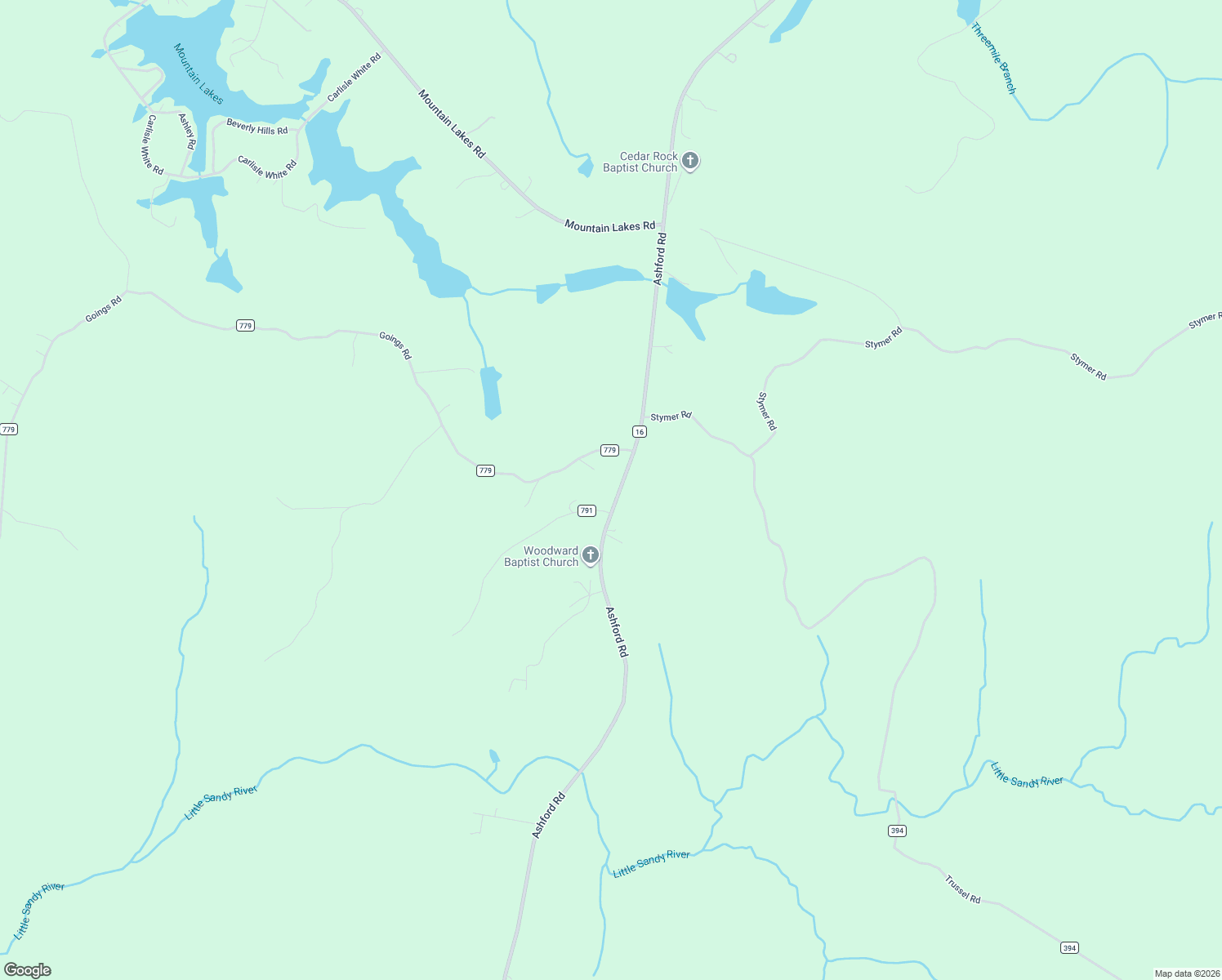 map of restaurants, bars, coffee shops, grocery stores, and more near 1522 Ashford Road in Chester