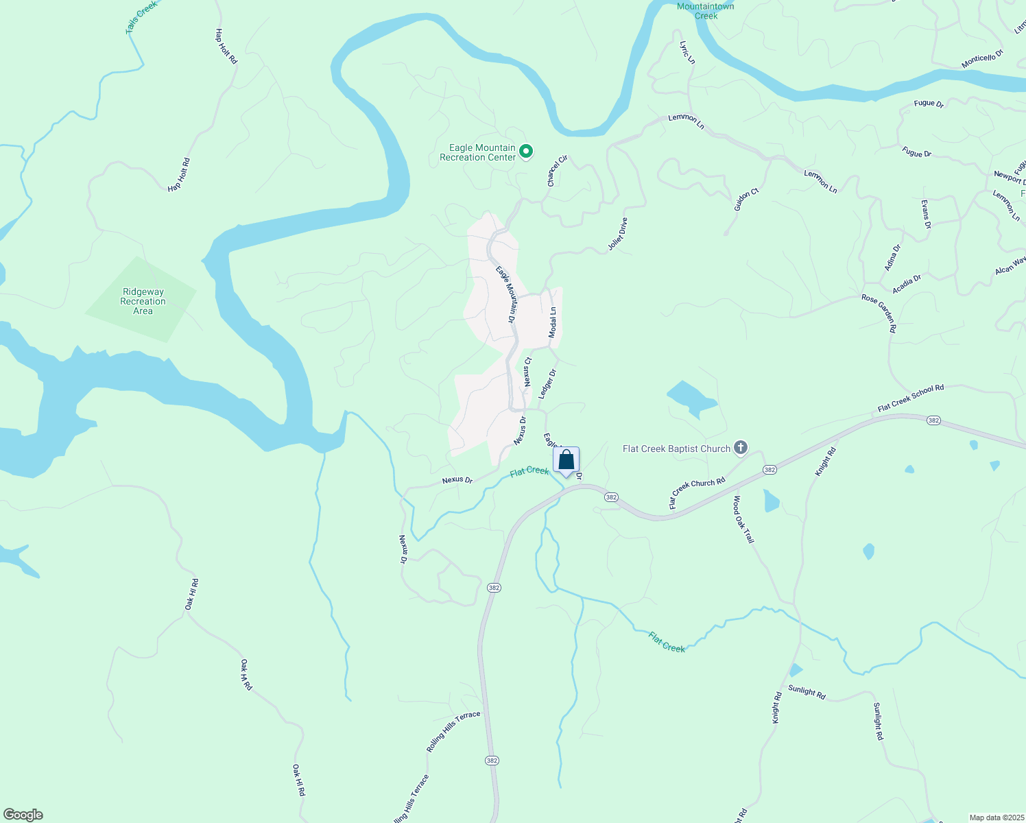 map of restaurants, bars, coffee shops, grocery stores, and more near 814 Eagle Mountain Drive in Ellijay