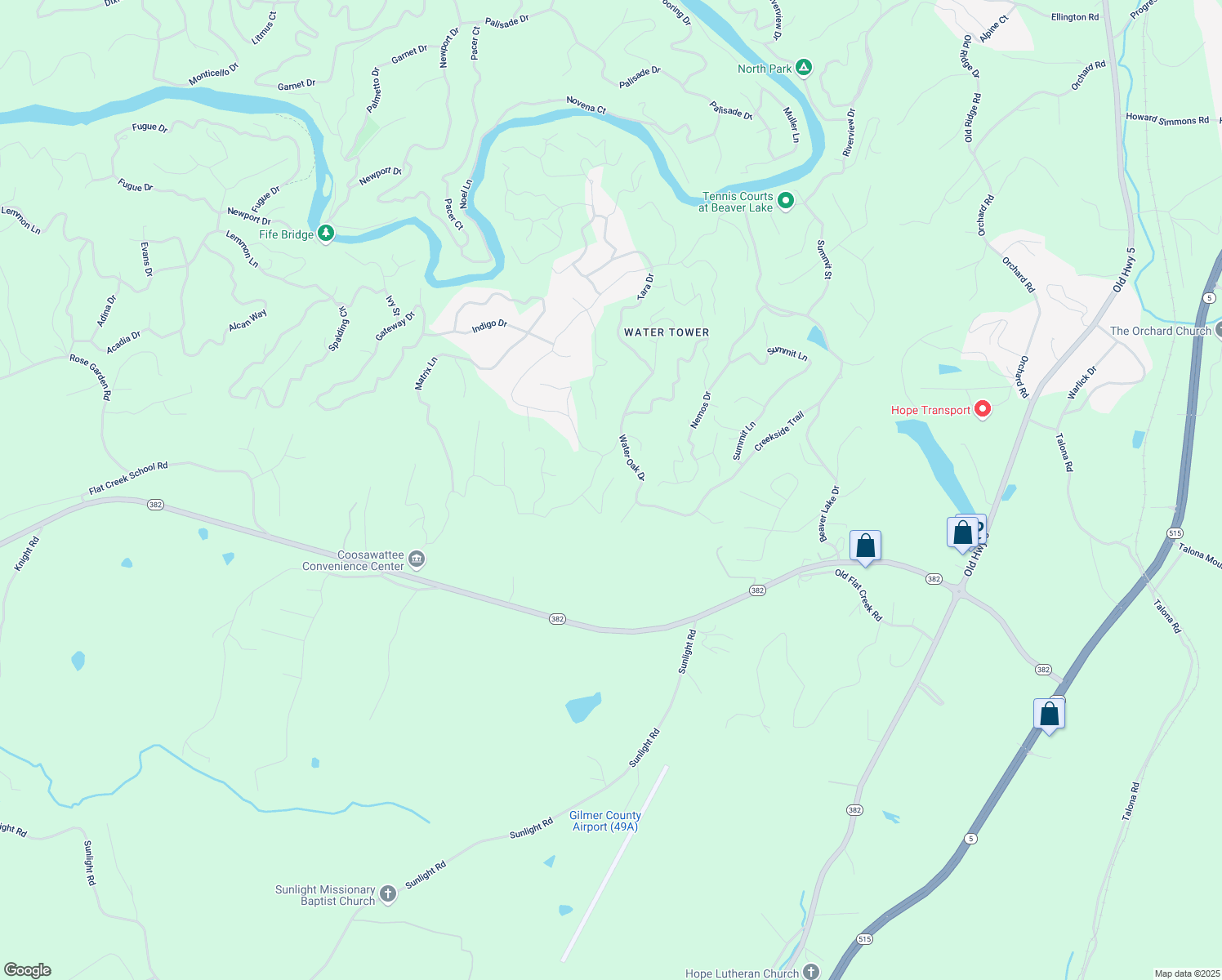 map of restaurants, bars, coffee shops, grocery stores, and more near 64 Kismet Court in Ellijay