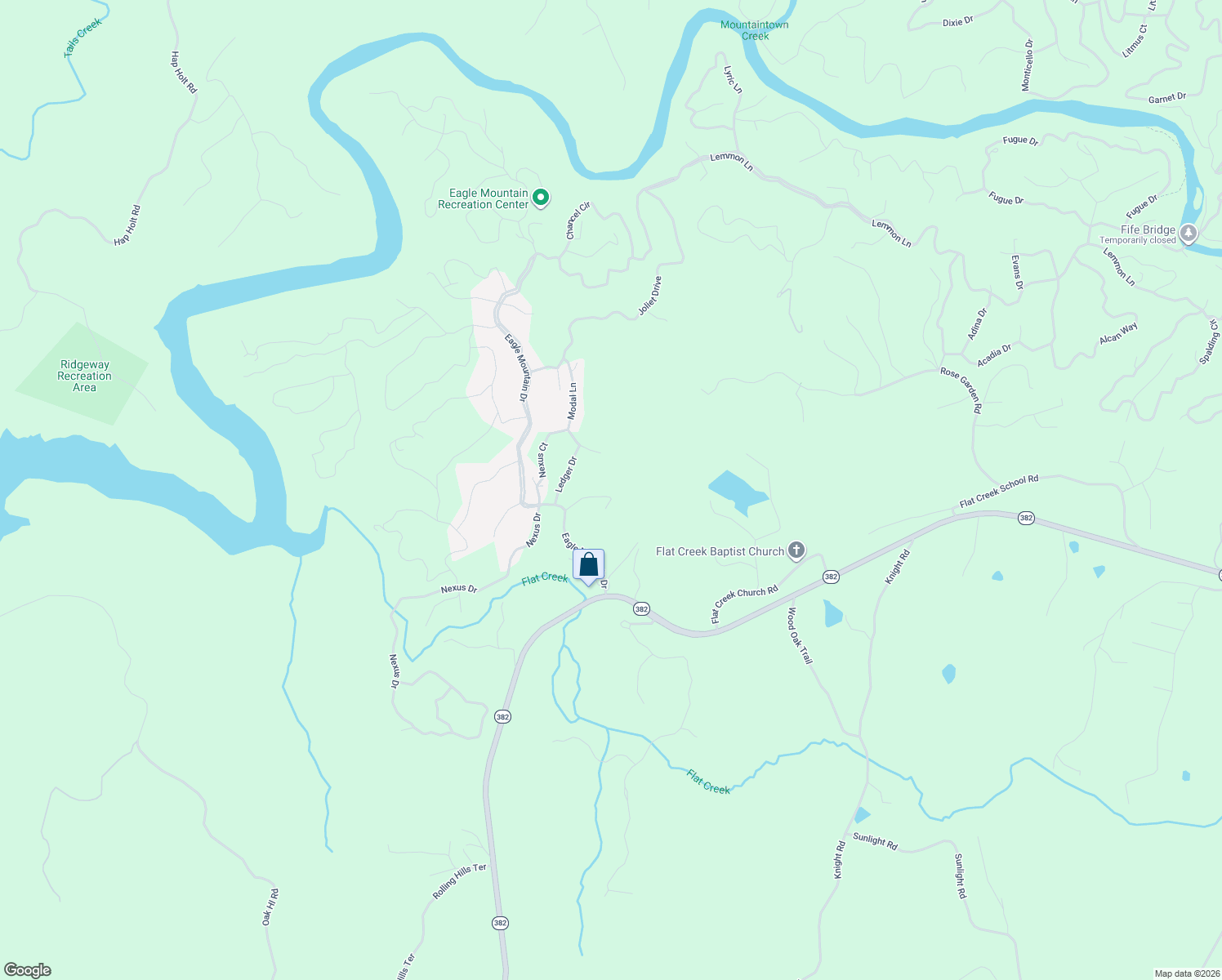 map of restaurants, bars, coffee shops, grocery stores, and more near 151 Padget Lane in Ellijay