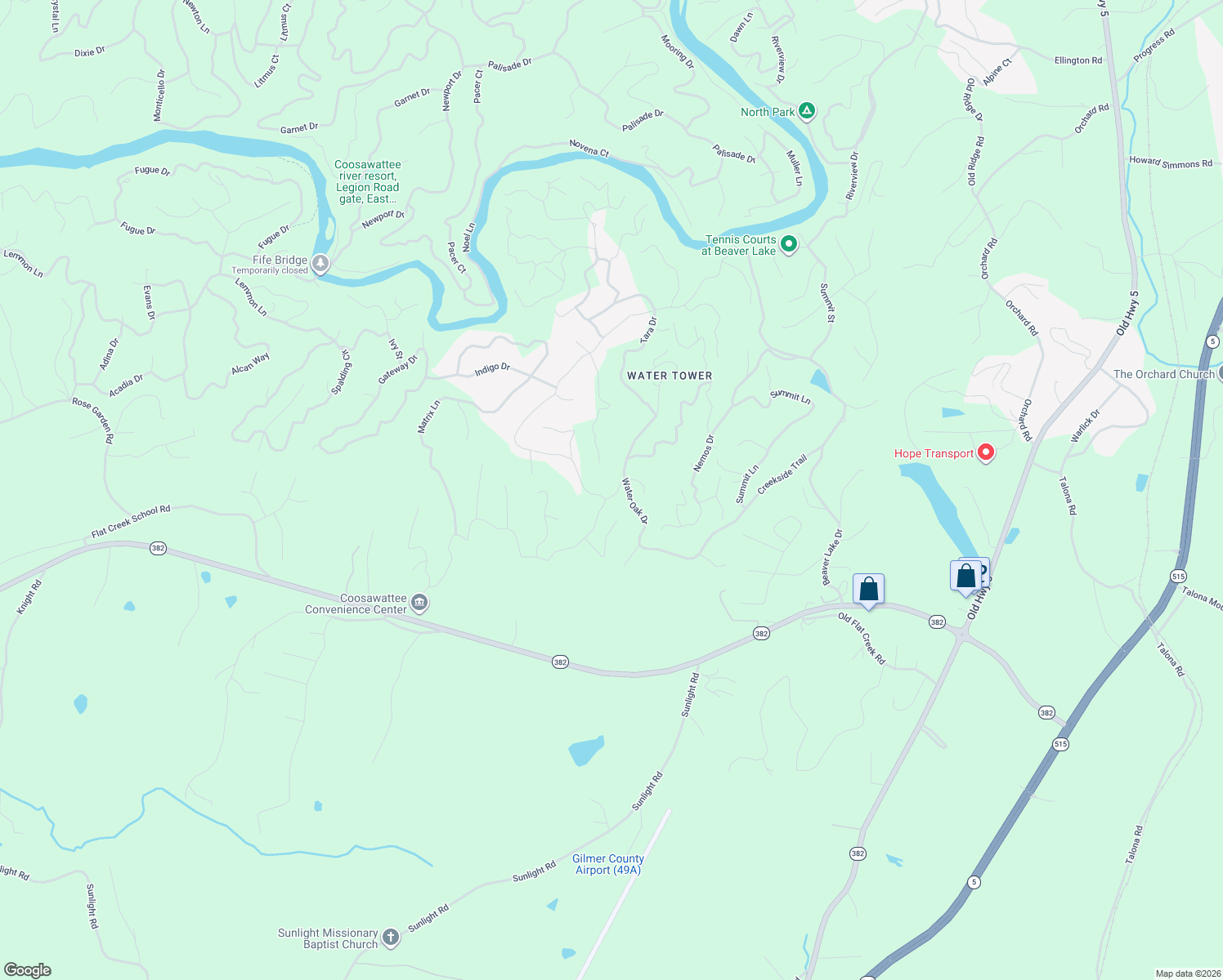 map of restaurants, bars, coffee shops, grocery stores, and more near 39 Rivoli Court in Ellijay