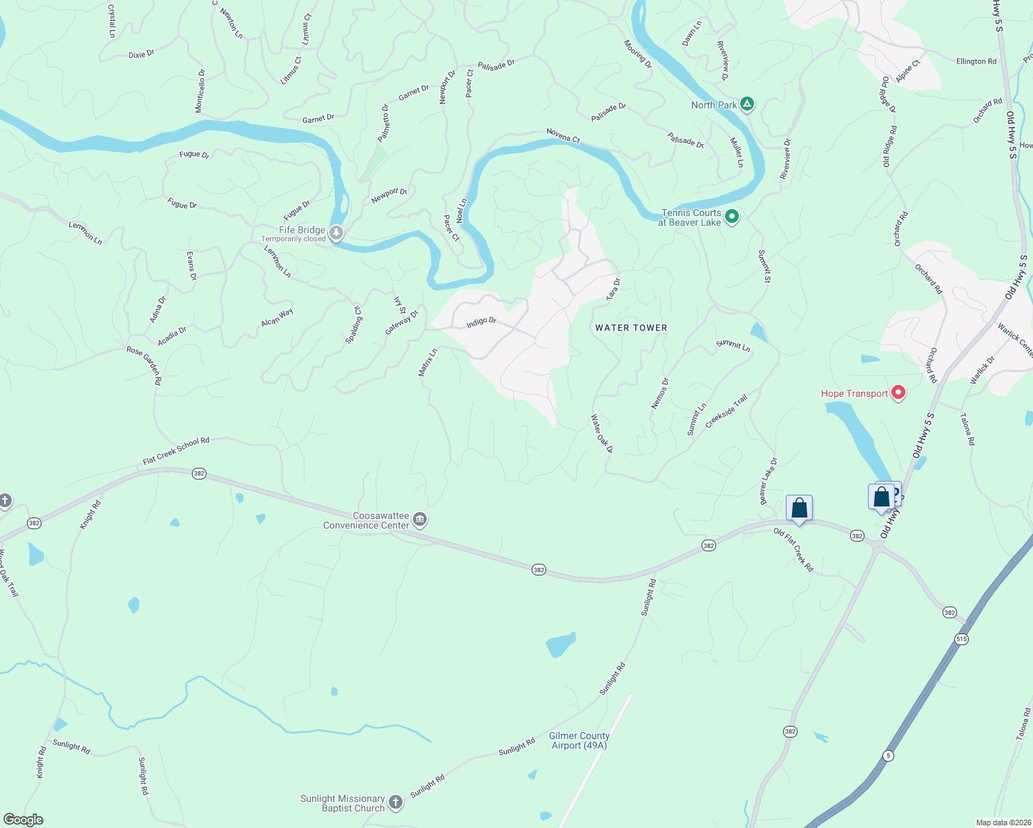 map of restaurants, bars, coffee shops, grocery stores, and more near 63 Cadet Court in Ellijay