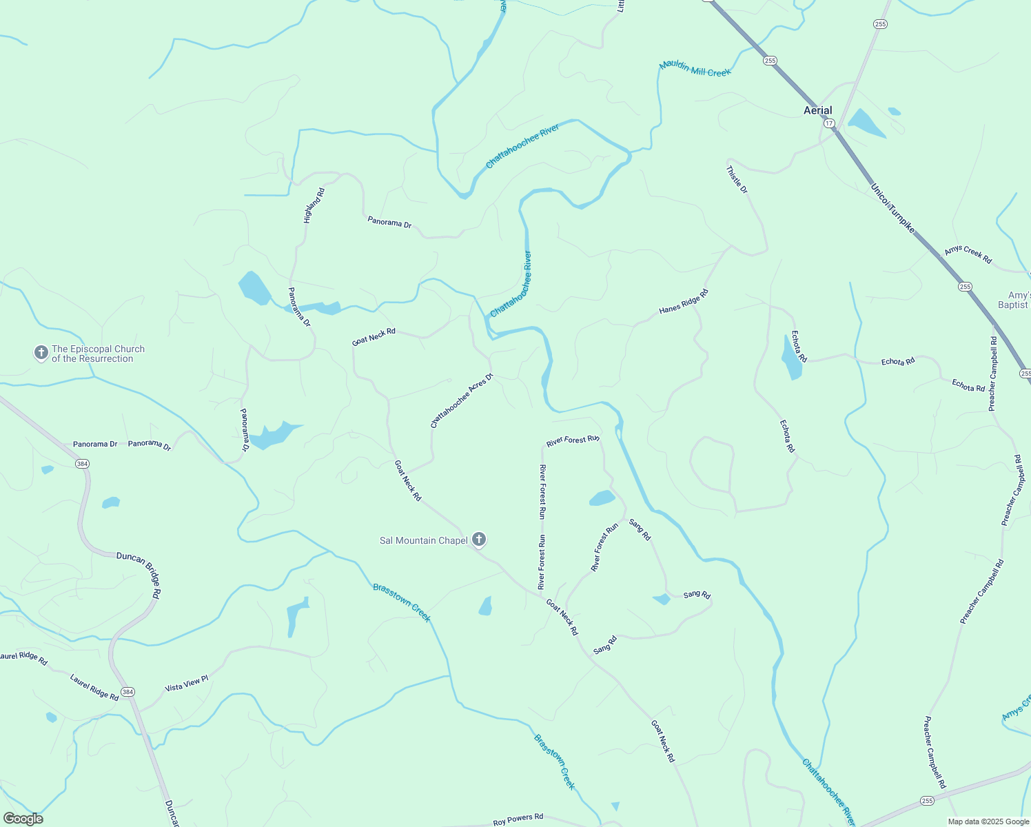 map of restaurants, bars, coffee shops, grocery stores, and more near 100 Muddy Road in Cleveland