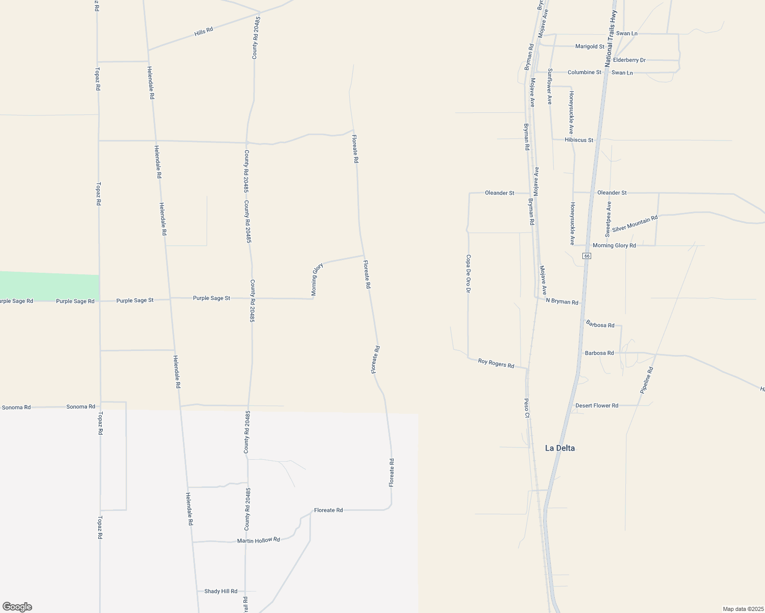 map of restaurants, bars, coffee shops, grocery stores, and more near Floreate Road in Oro Grande