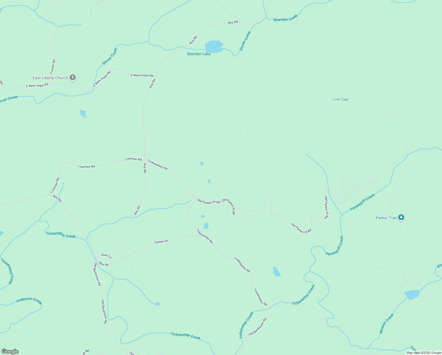 map of restaurants, bars, coffee shops, grocery stores, and more near 210 Tickanetley Lane in Ellijay
