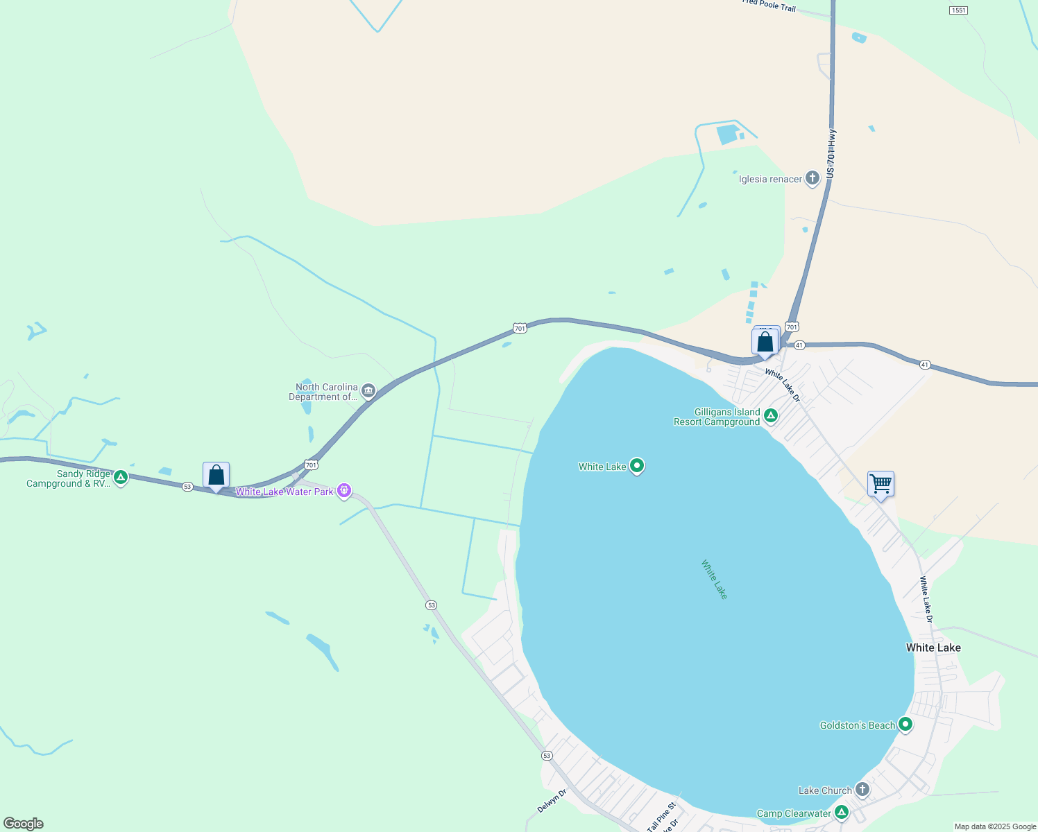 map of restaurants, bars, coffee shops, grocery stores, and more near 427 Grays Lane in Elizabethtown