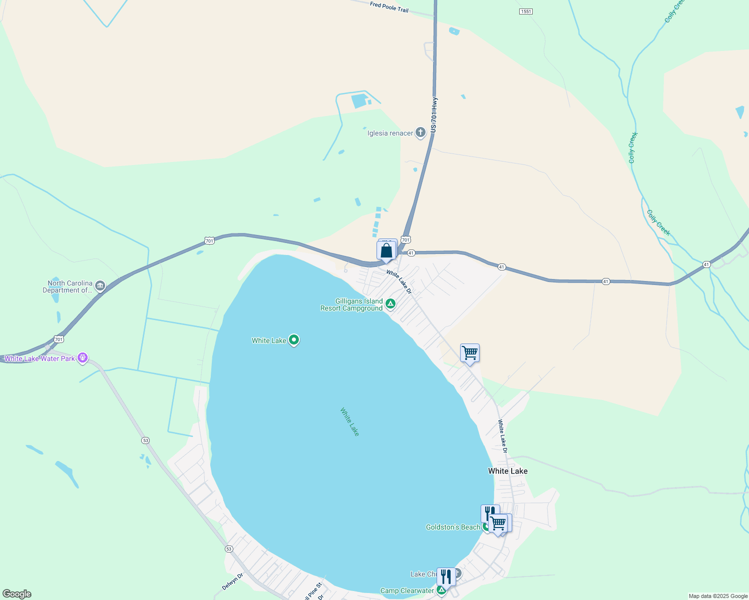 map of restaurants, bars, coffee shops, grocery stores, and more near 156 Lee Street in Elizabethtown