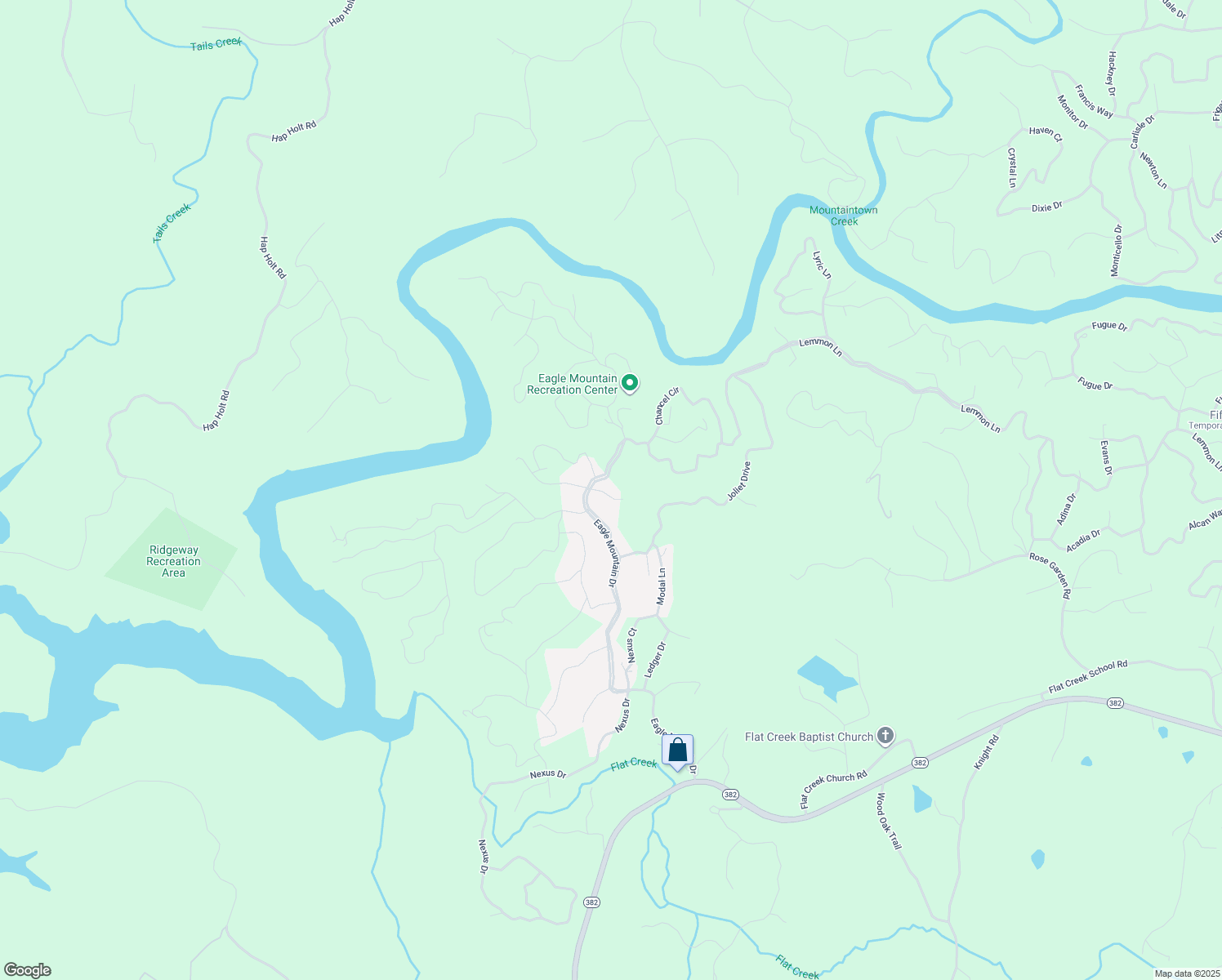 map of restaurants, bars, coffee shops, grocery stores, and more near 55 Noah Court in Ellijay