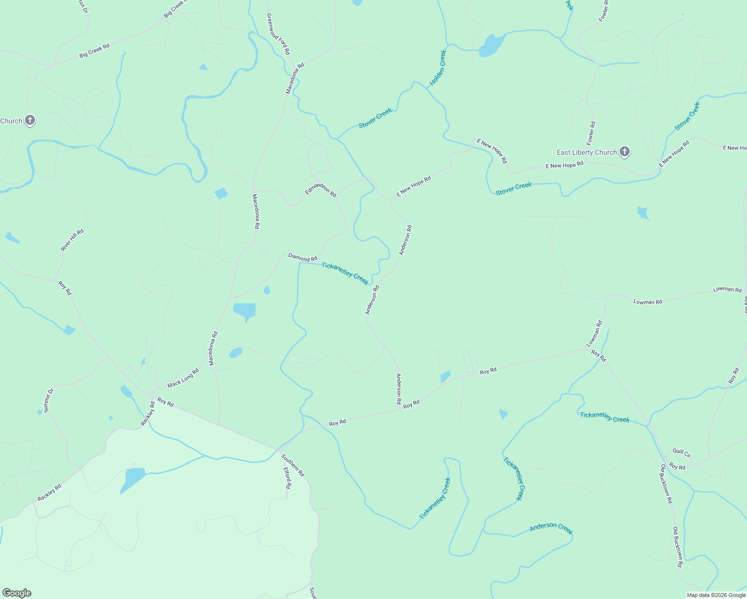 map of restaurants, bars, coffee shops, grocery stores, and more near 493 Anderson Road in Ellijay
