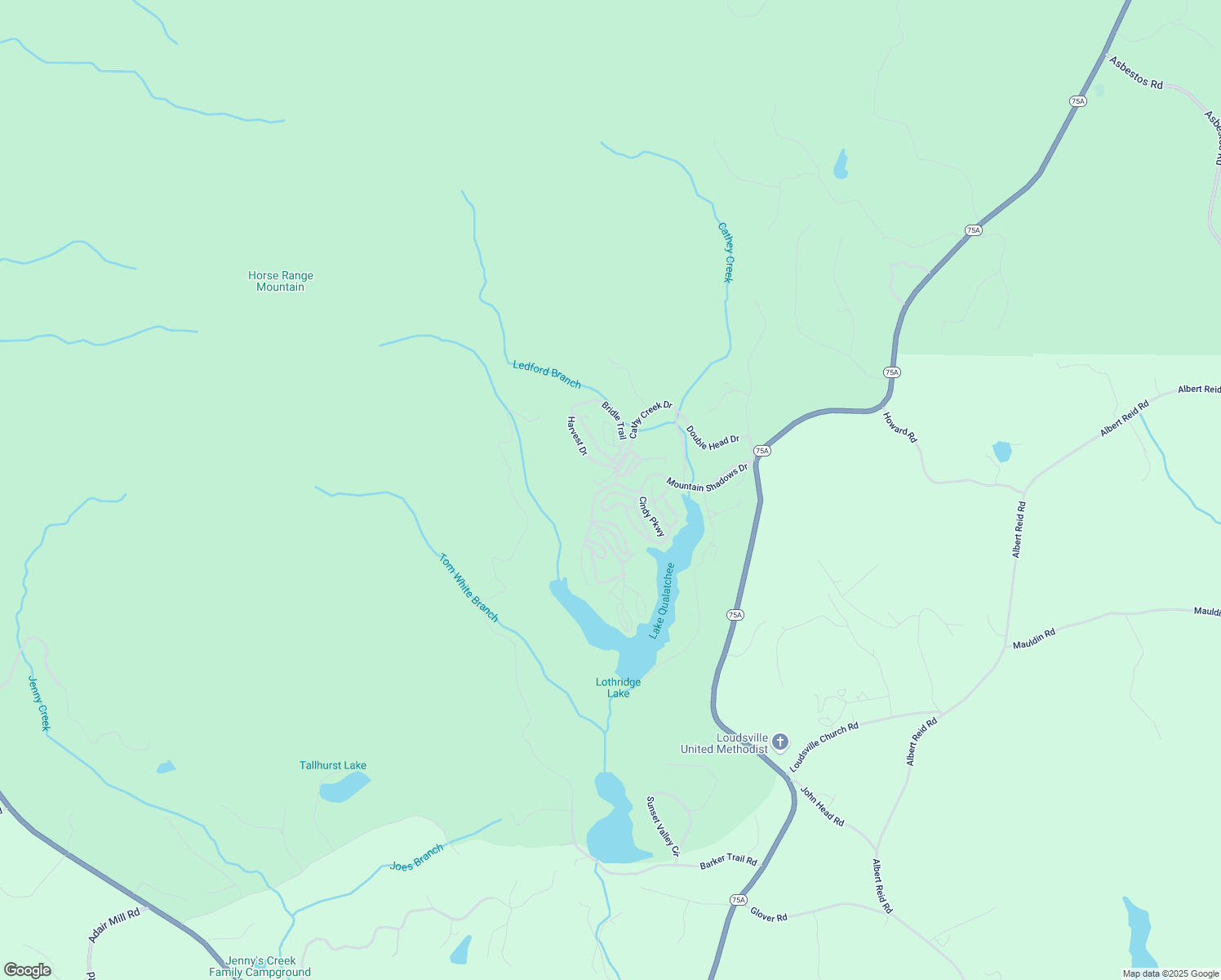 map of restaurants, bars, coffee shops, grocery stores, and more near 98 Canyon Pass in Cleveland