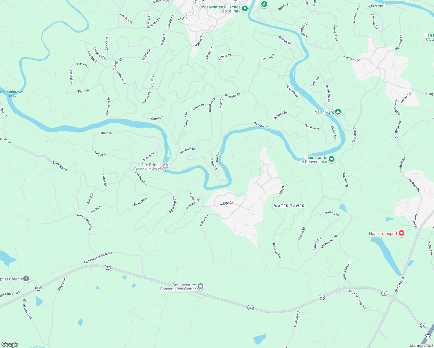 map of restaurants, bars, coffee shops, grocery stores, and more near 64 Noel Lane in Ellijay