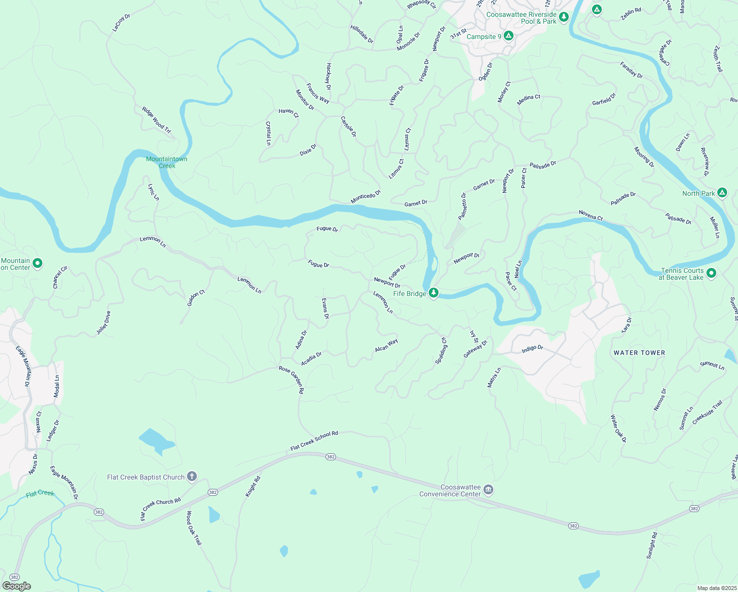 map of restaurants, bars, coffee shops, grocery stores, and more near 32 Alcon Way in Ellijay