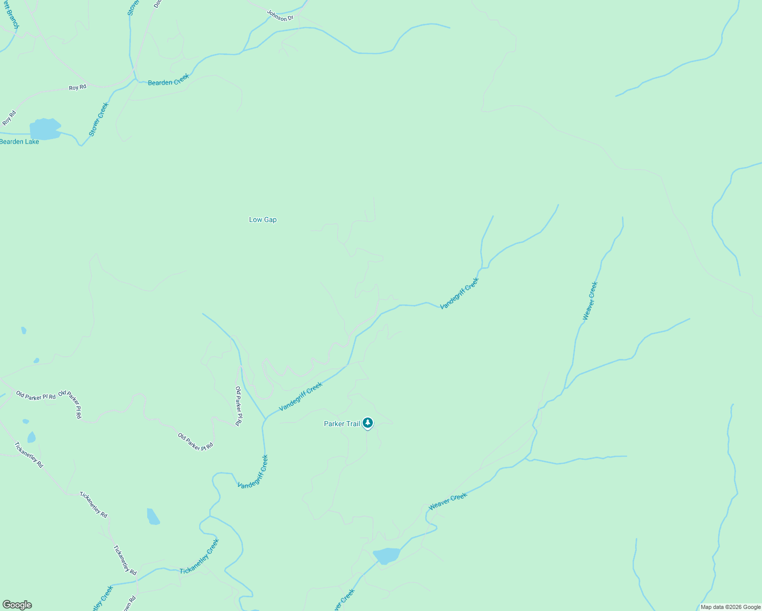 map of restaurants, bars, coffee shops, grocery stores, and more near 3240 Old Parker Place Road in Ellijay