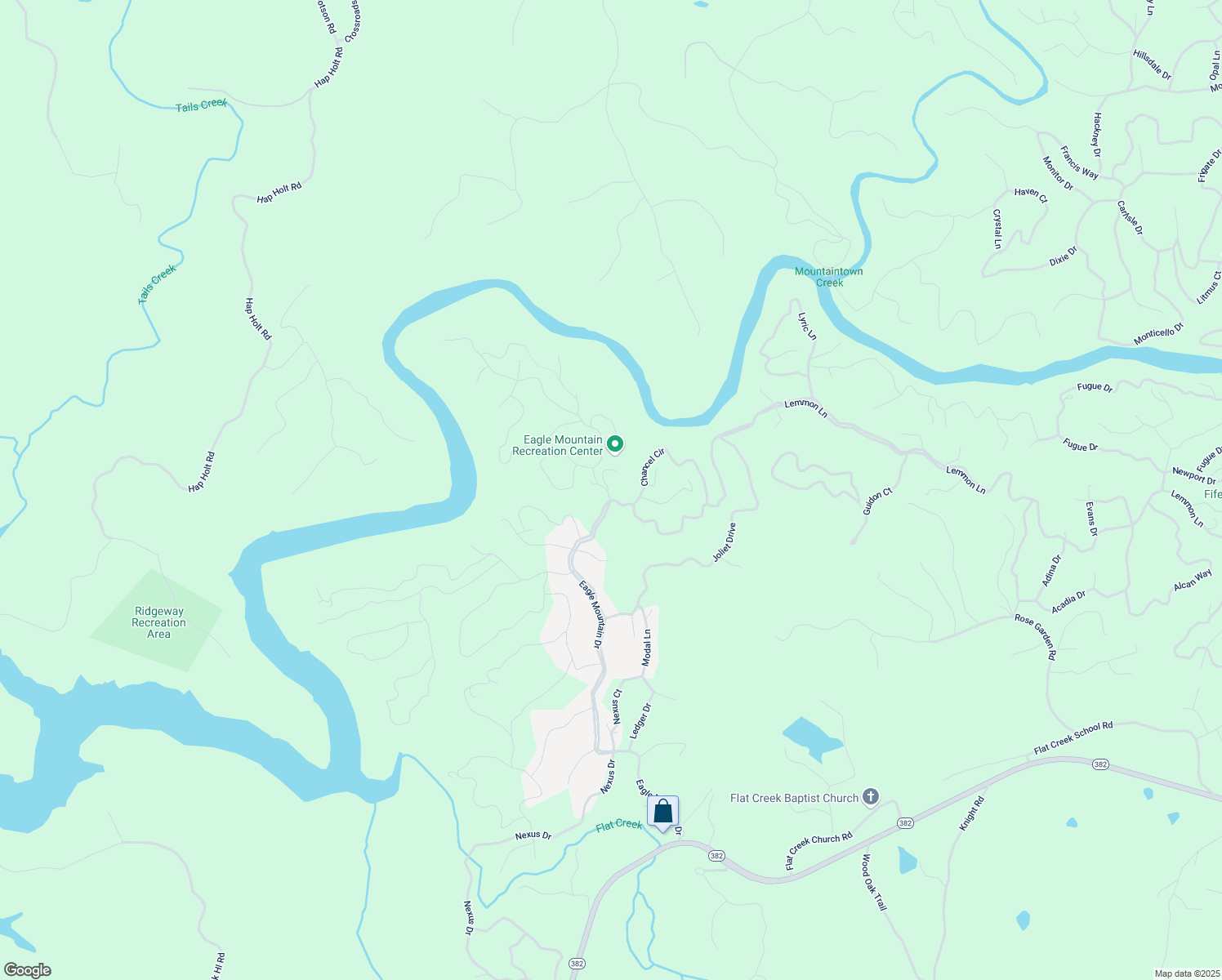 map of restaurants, bars, coffee shops, grocery stores, and more near 6 Eagle Mountain Villa Court in Ellijay