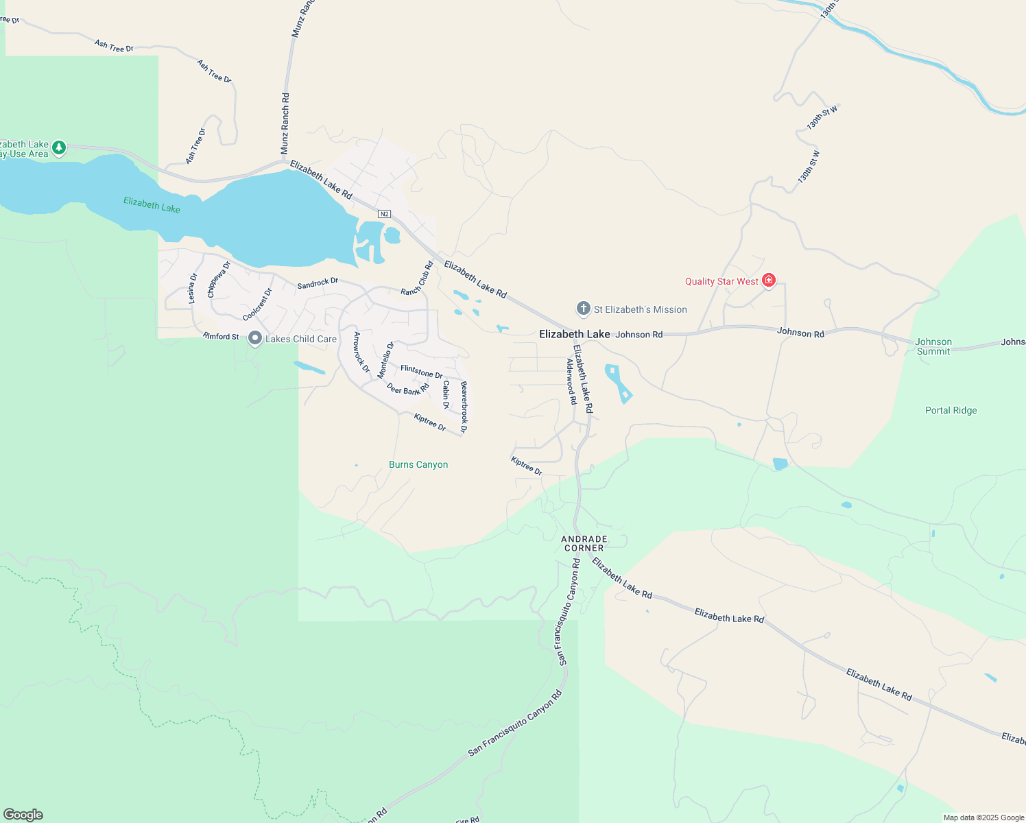 map of restaurants, bars, coffee shops, grocery stores, and more near 14421 Hardtree Drive in Lake Hughes