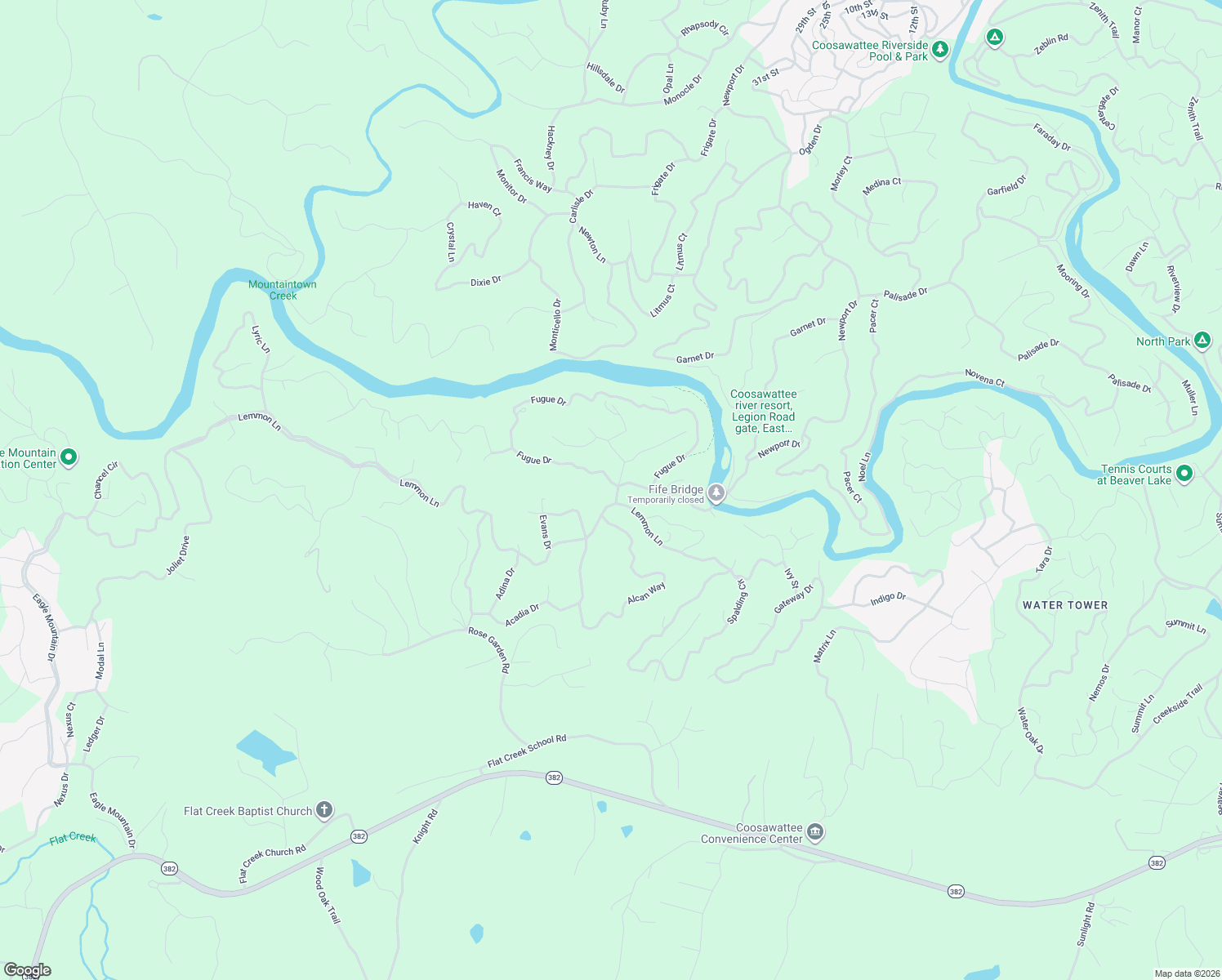 map of restaurants, bars, coffee shops, grocery stores, and more near 33 Jersey Fleur Drive in Ellijay