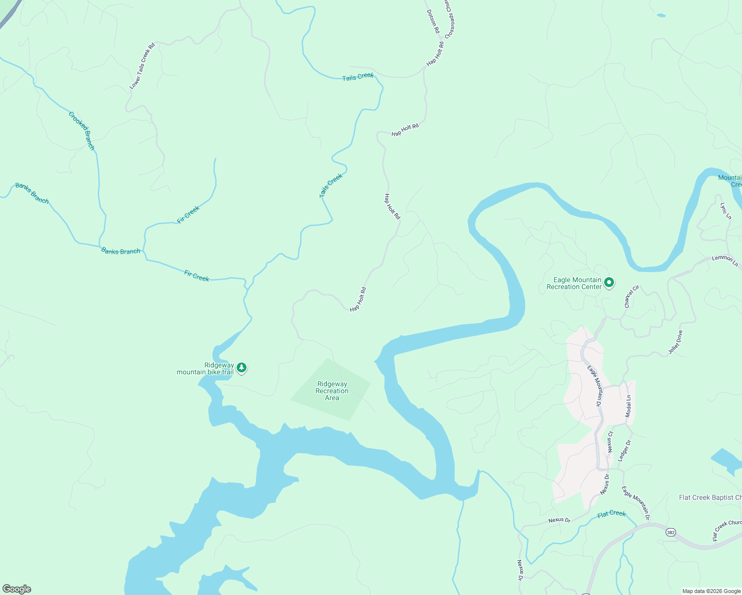map of restaurants, bars, coffee shops, grocery stores, and more near Ridgeway Road in Ellijay