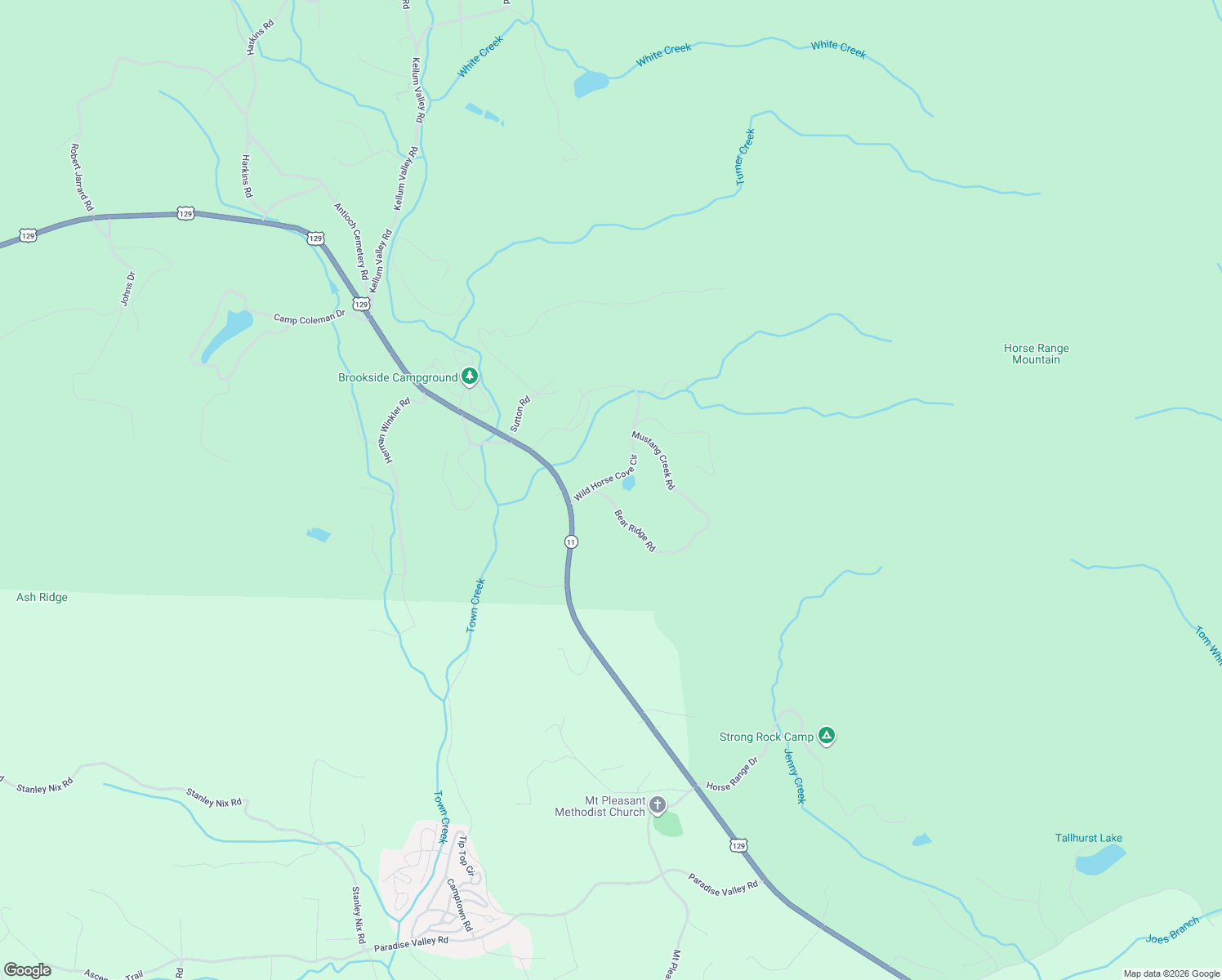 map of restaurants, bars, coffee shops, grocery stores, and more near 359 Wild Horse Cove Circle in Cleveland
