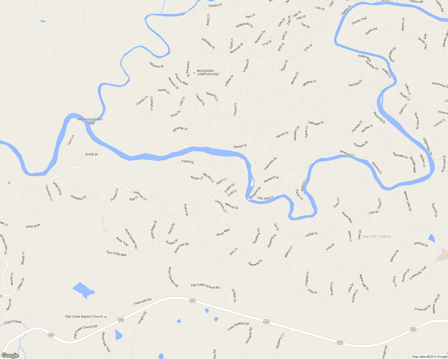 map of restaurants, bars, coffee shops, grocery stores, and more near Fleur Lane in Ellijay