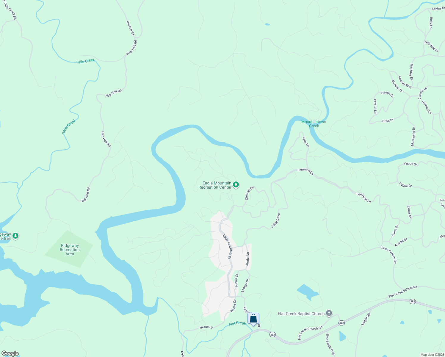 map of restaurants, bars, coffee shops, grocery stores, and more near 285 Mango Lane in Ellijay