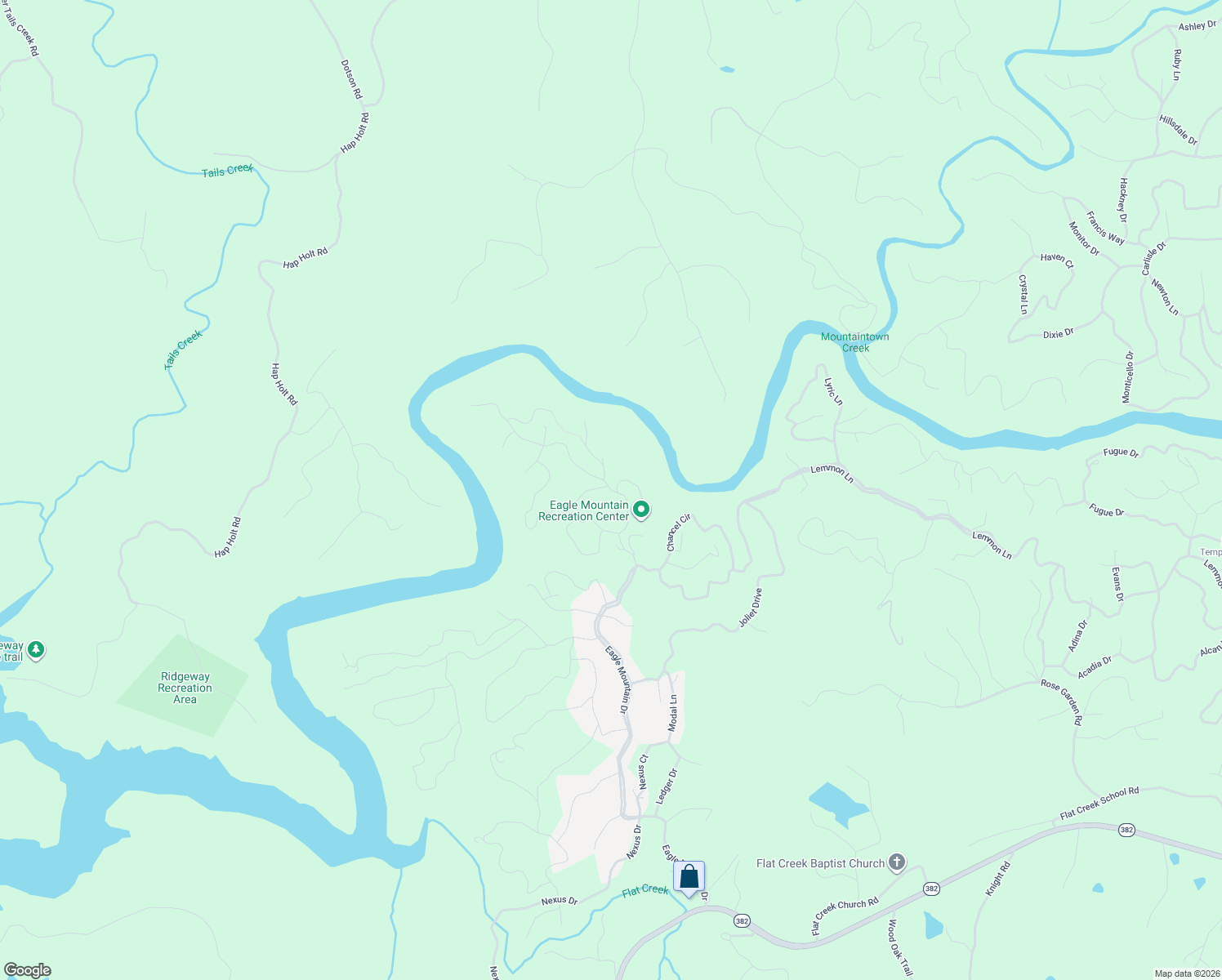 map of restaurants, bars, coffee shops, grocery stores, and more near 185 Mango Lane in Ellijay