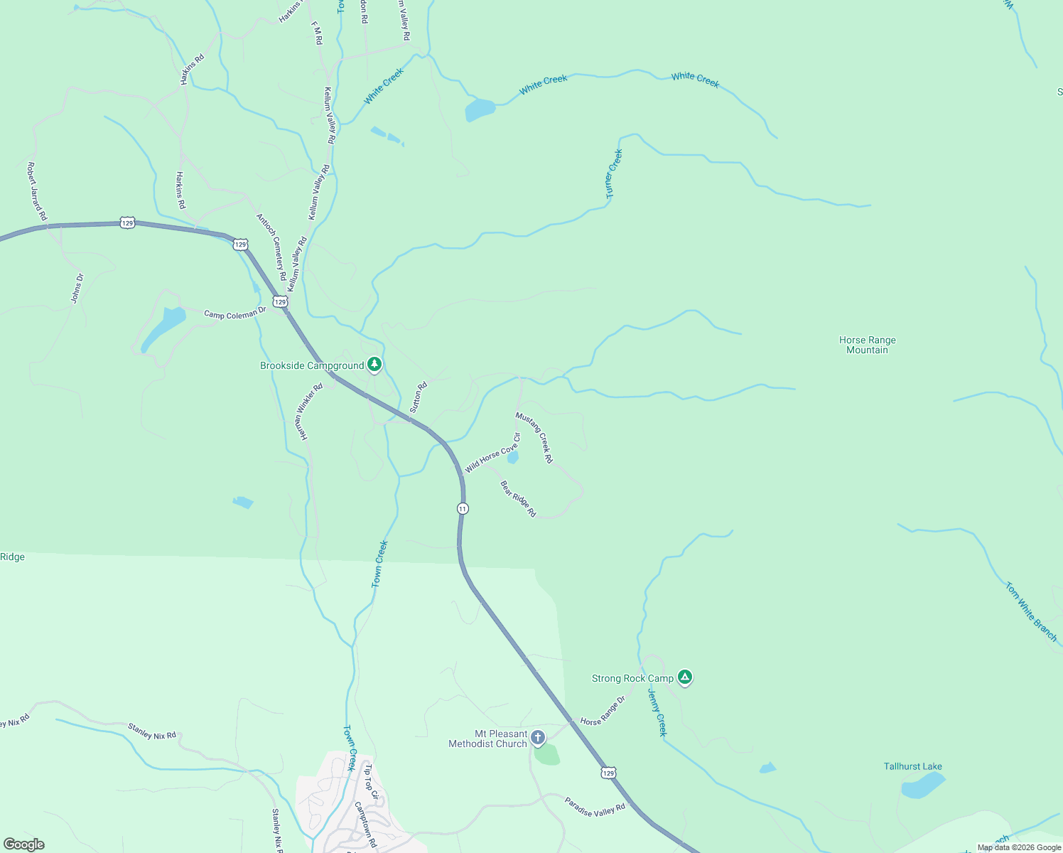 map of restaurants, bars, coffee shops, grocery stores, and more near 359 Wild Horse Cove Circle in Cleveland