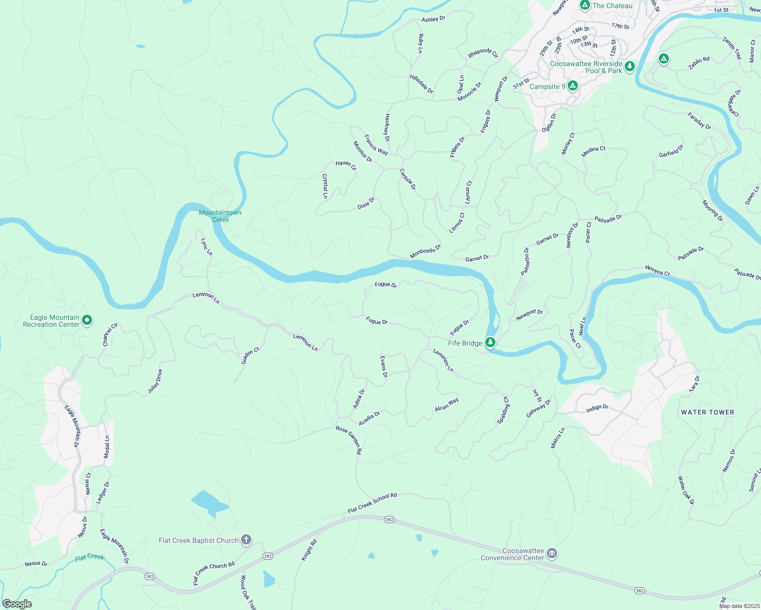 map of restaurants, bars, coffee shops, grocery stores, and more near 160 Nickel Lane in Ellijay